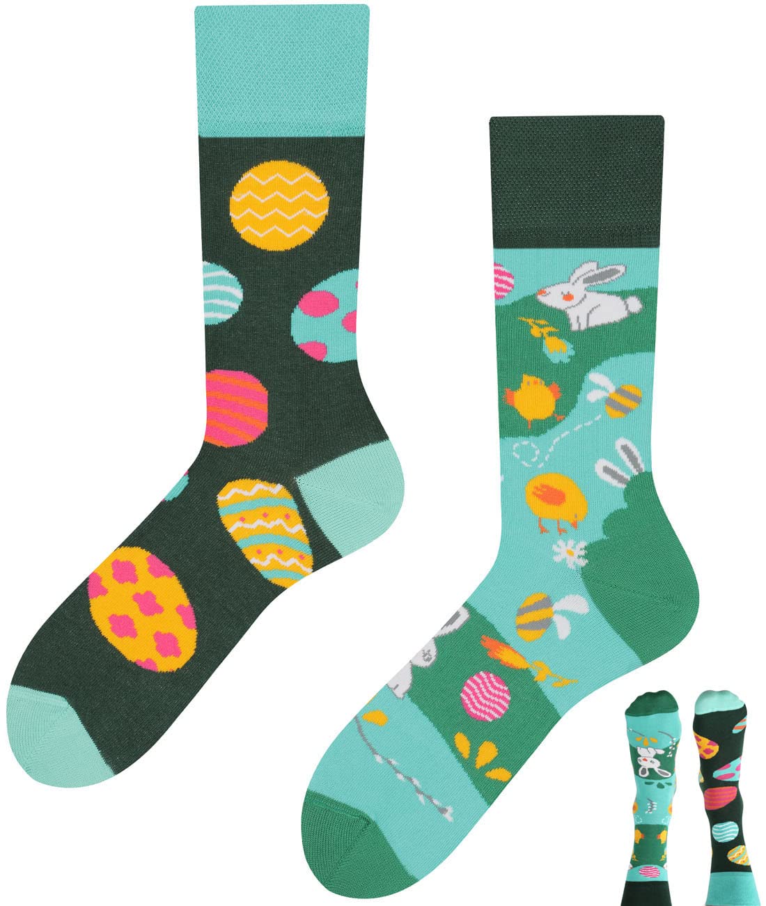 TODO Colours Lustige Socken mit Motiv - Mehrfarbige, Bunte, Verrückte für die Lebensfreude