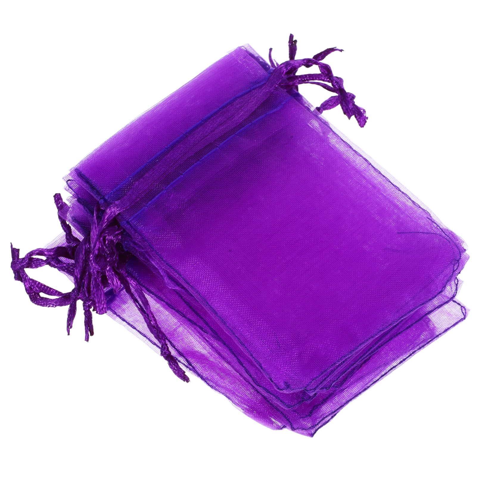 MAGICLULU Sacchetto Con Coulisse Da 400 Pezzi Piccoli Sacchetti A Rete i Di Profumo Vuoti i Di Organza Trasparenti i Di Lavanda i Di Stoccaggio Bustina