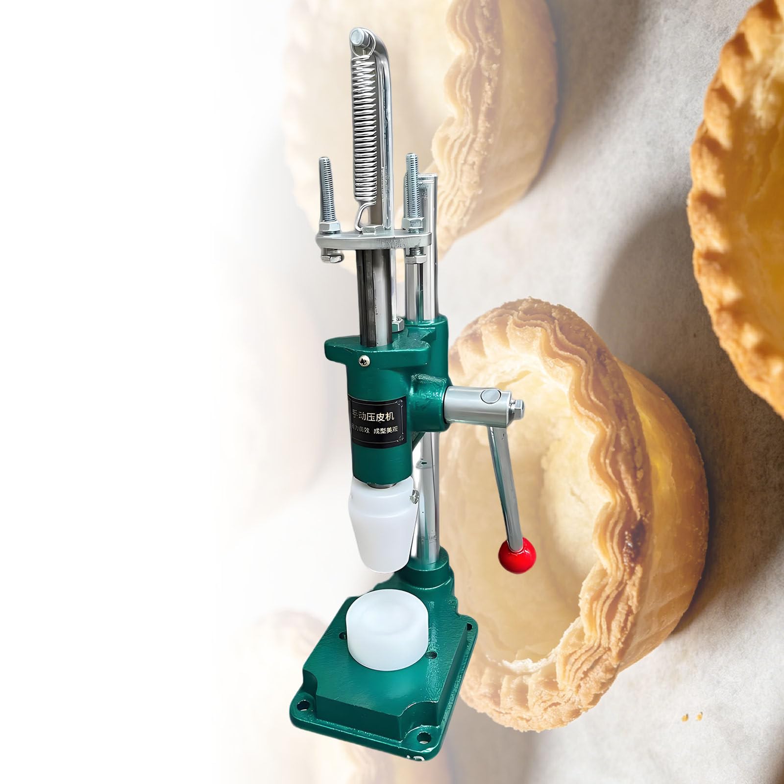 Ymnogjie Egg Tart Machine,Manual Custard Tart Shell Maker,Hand Press Tool for Baking Pie Shells,Pastries,Mini Pies B01