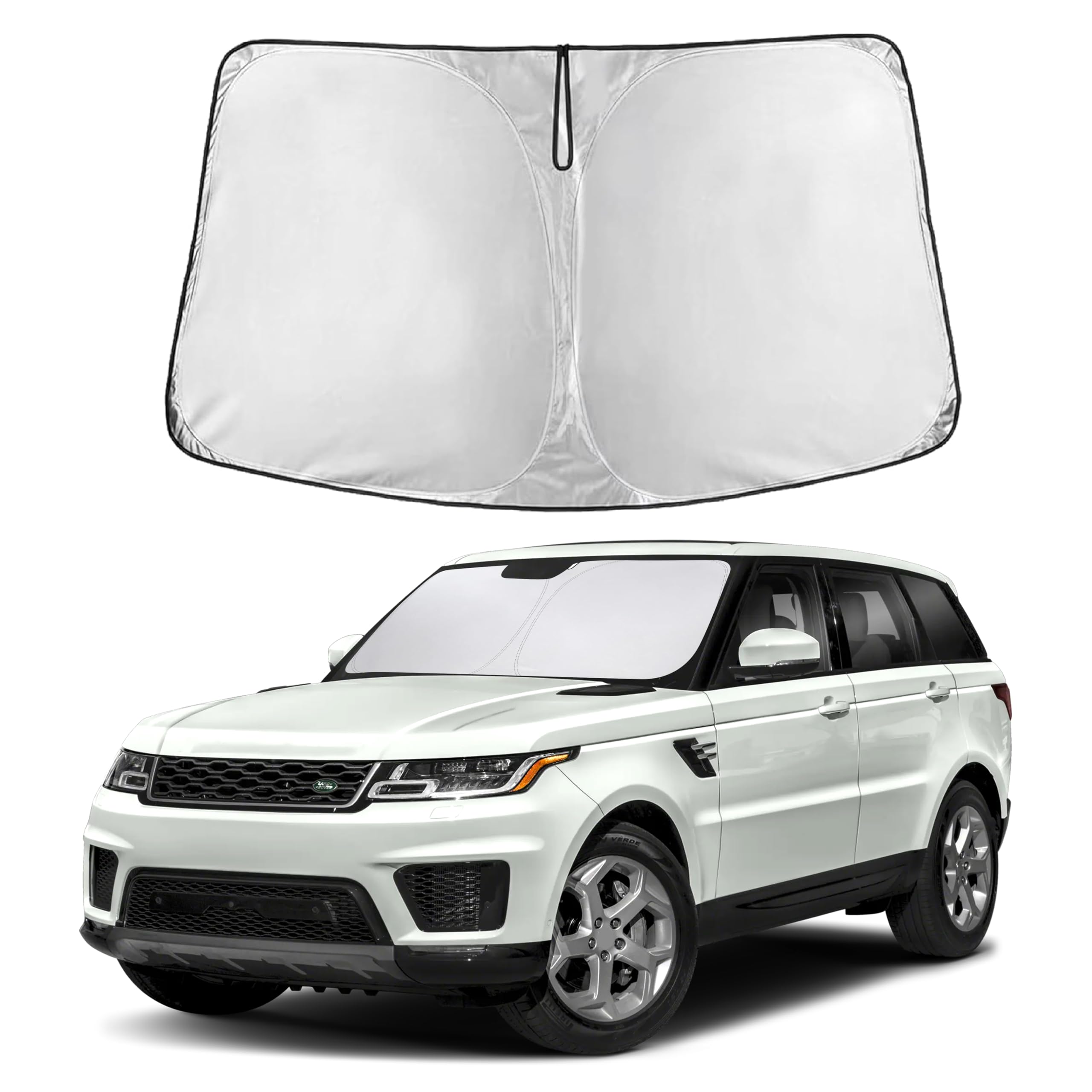 EcoNour Windshield Sunshade Compatible for Land Rover Range Rover 2013–2021