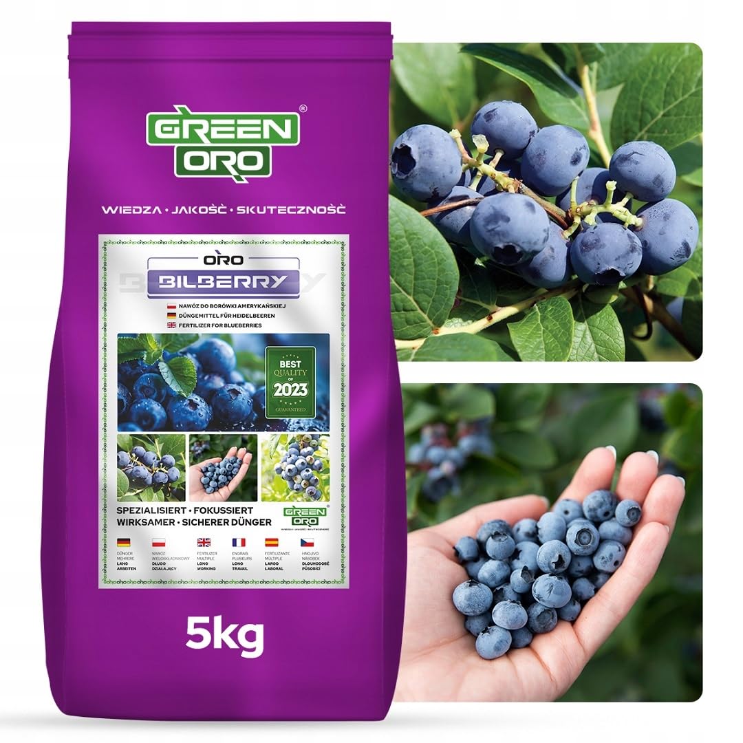 ORO BILBERRY 5KG - Fertilizante especial para arándanos y plantas amantes de suelos ácidos