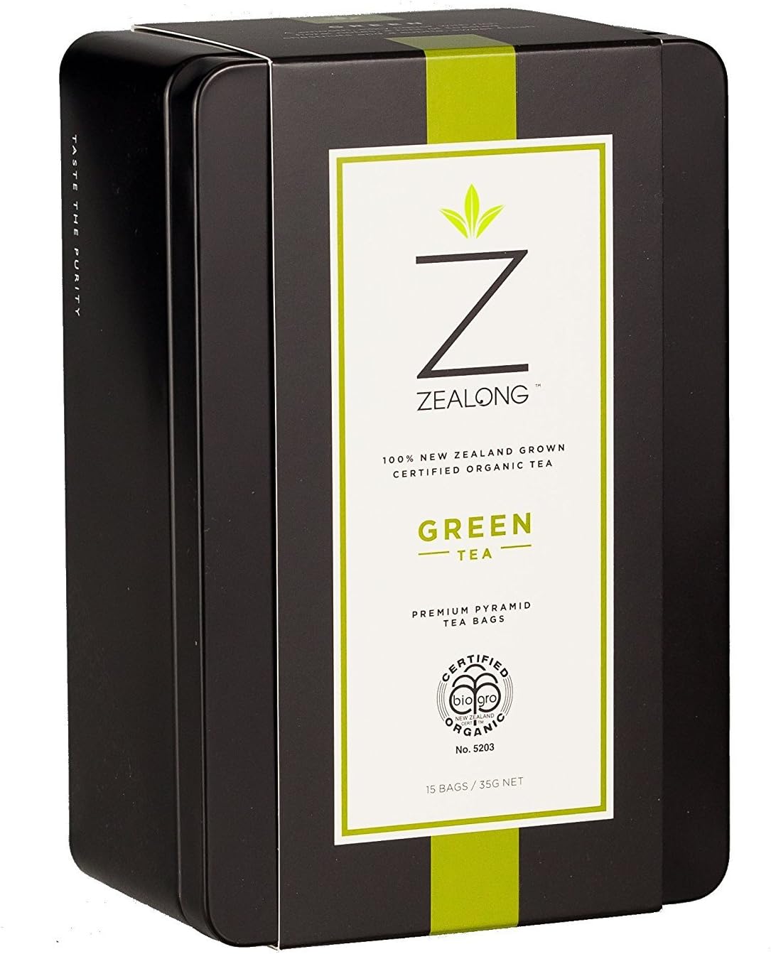 Premium Organic Green Tea, Awarded Best Single Serve Green Tea at the 2017 Global Tea Championships. Biodegradable Premium All-Natural Pyramid Tea Bags by Zealong Creators of The World's Purest Tea