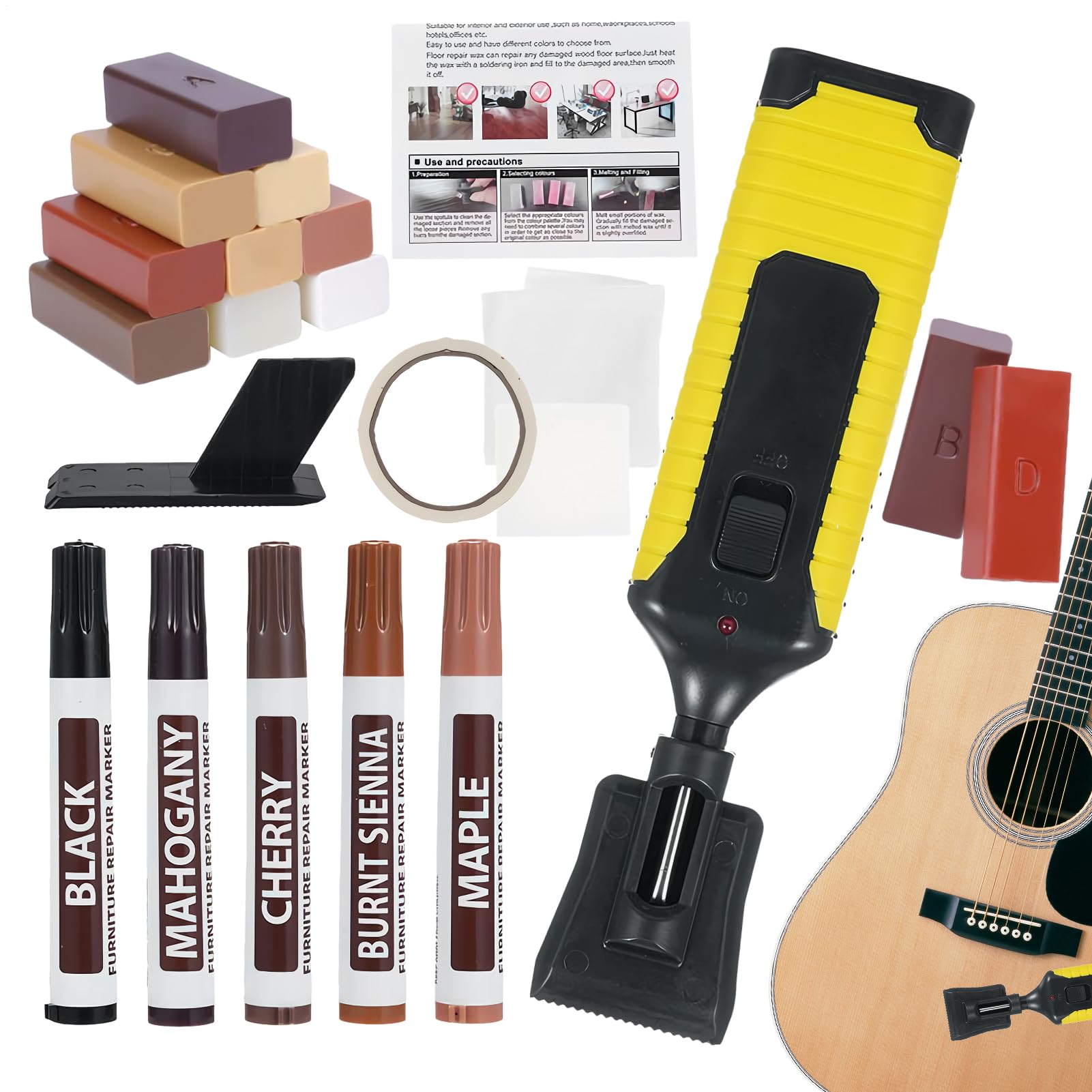 Kit reparación laminado Marcador pintura impermeable y pintable