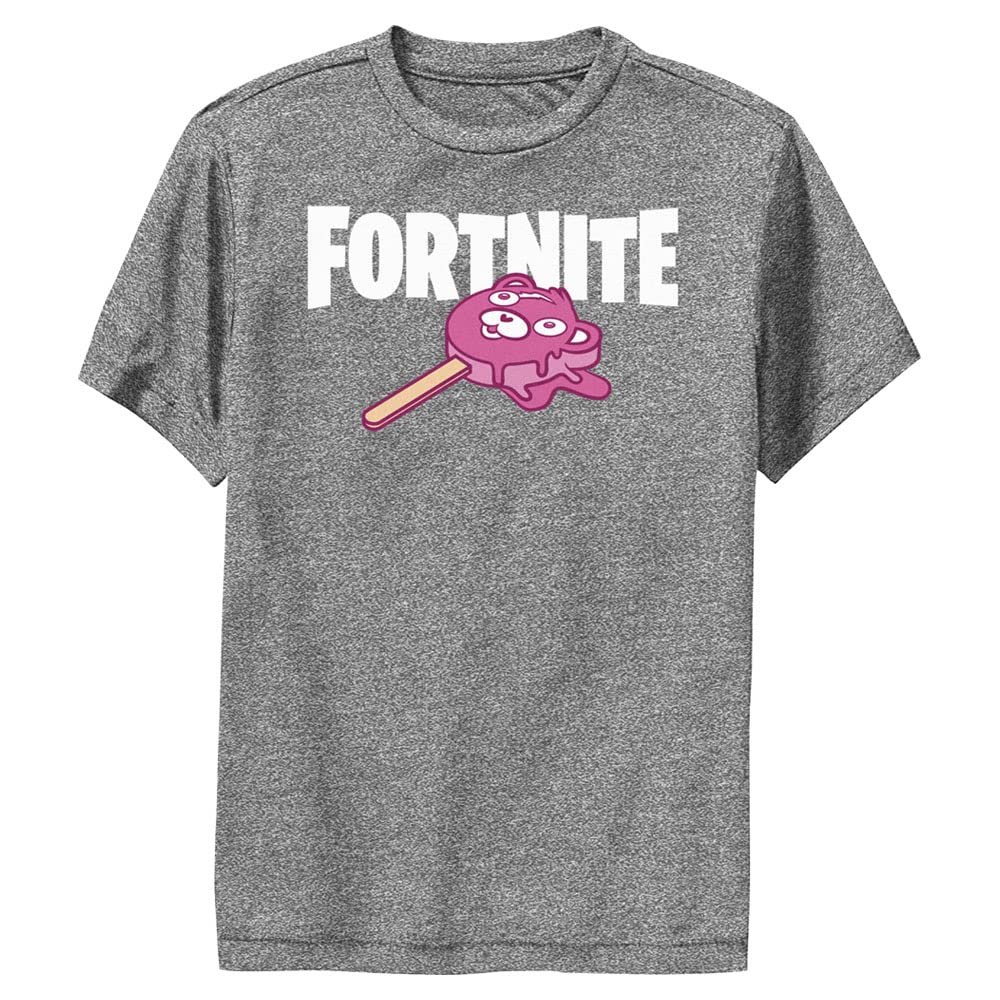 Amazon | [Fortnite] Tシャツ Popsicle Bear ボーイズ 杢チャコール