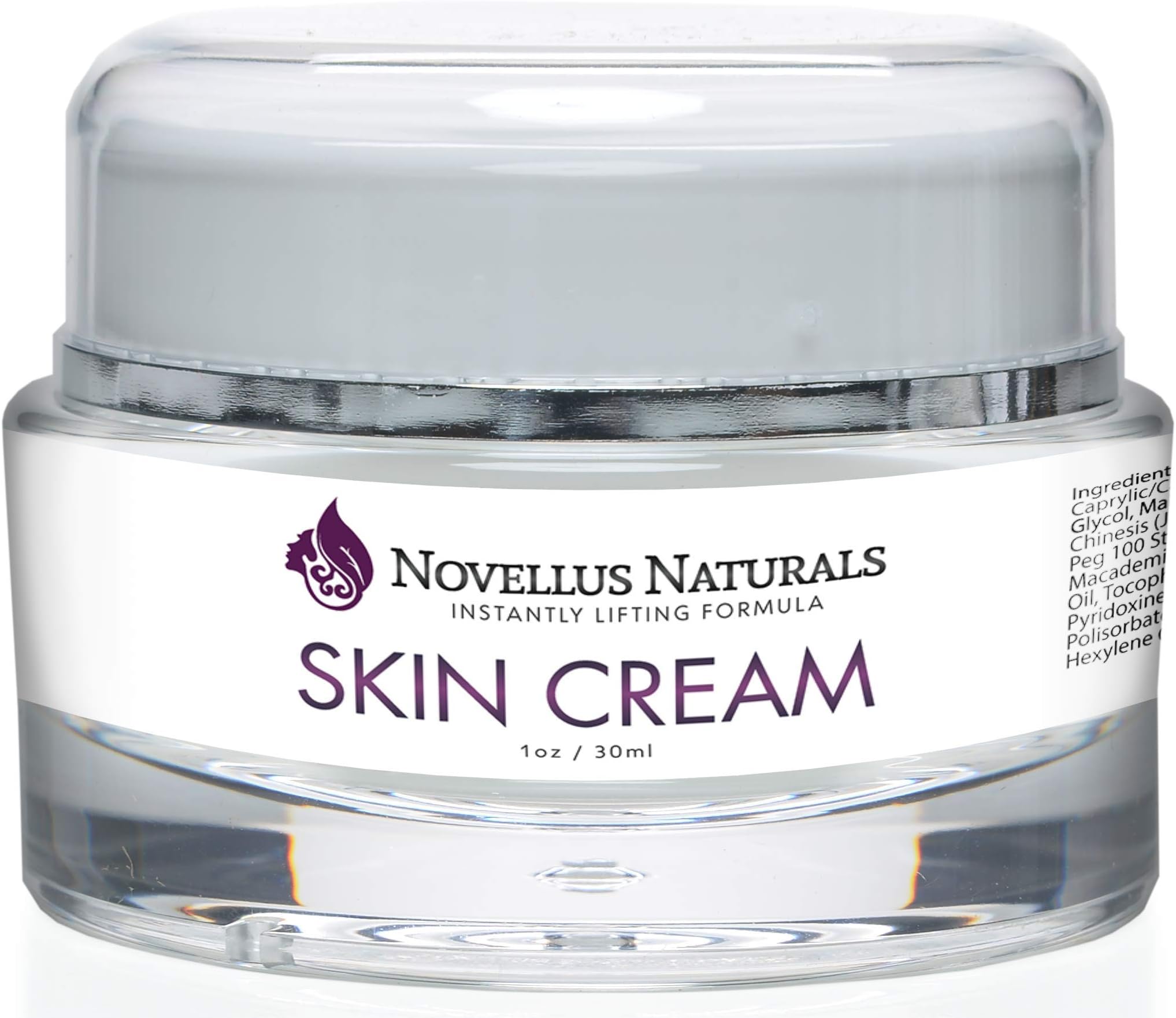 Novellus Naturals- Instant Lifting Formula- Luxury Facial Moisturizer- Anti-Aging Ingredients Designed to Diminish Fine Lines and Wrinkles, Even Skintone and Complexion- Extensive Hydration