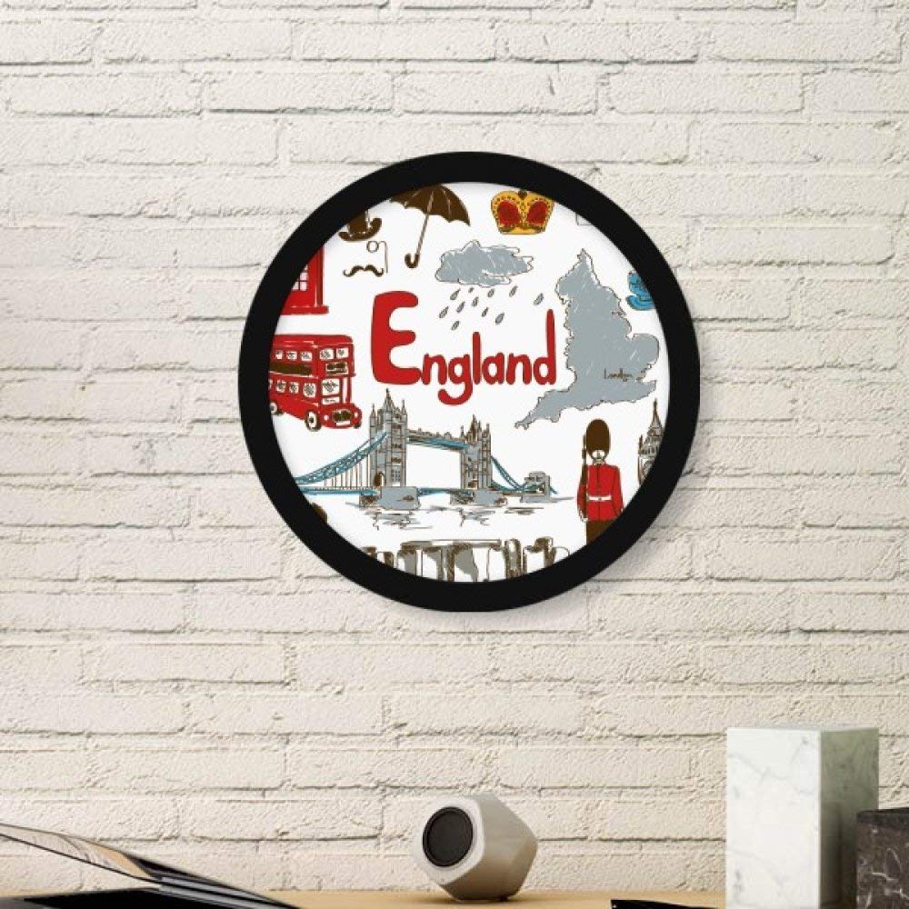Cadre photo rond Angleterre pour personnaliser un petit espace mural sans encombrer votre intérieur