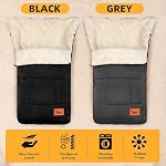 EAQ Winter Stoller Footmuff,Stroller Bunting Bag,Baby Stroller Sleeping Bag Warm Thick Lamb Fleece Windproof Baby Car Seat Cover for Strollers/Prams/Pushchairs