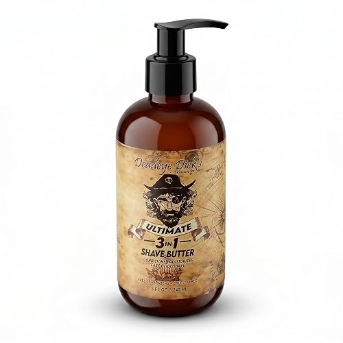 DeadeyeDick's 3-in-1 Shave Butter Natural shaving cream mens & women shave cream sensitive skin formula