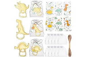 Dinosaur Baby Bottle Openers Party Favors (30 Pack) | Baby Shower Decorations...