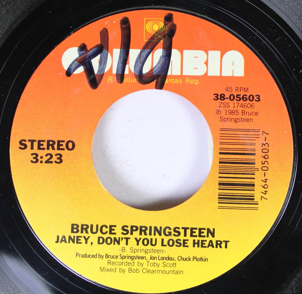 Bruce Springsteen 45 RPM Janey, Don't You Lose Heart / I'm Goin' Down