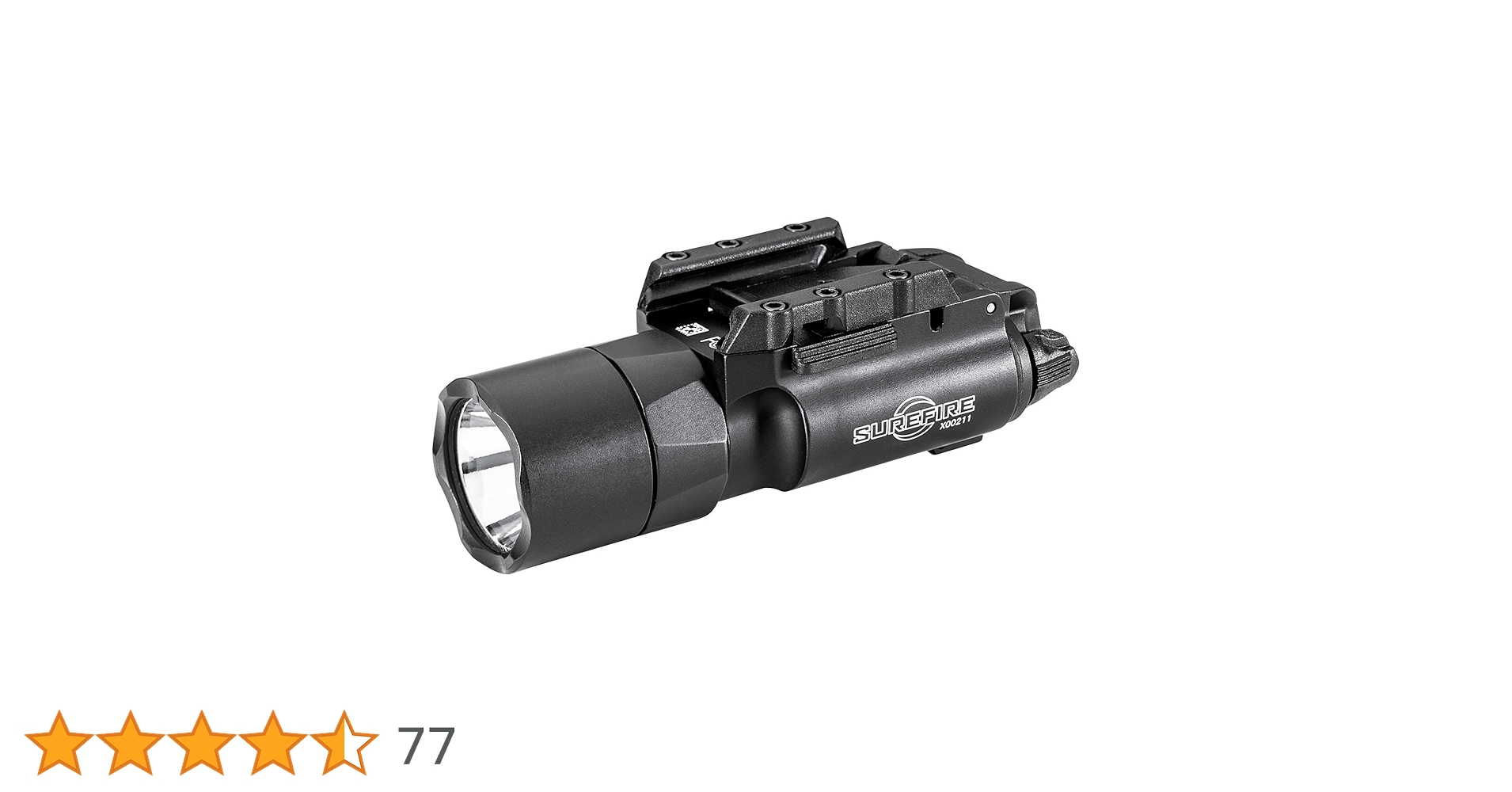 トイガン Surefire X300-T B BK Surefire X300T-A BK Weapon Light, 6V, LED, Turbo Mode, Mountable