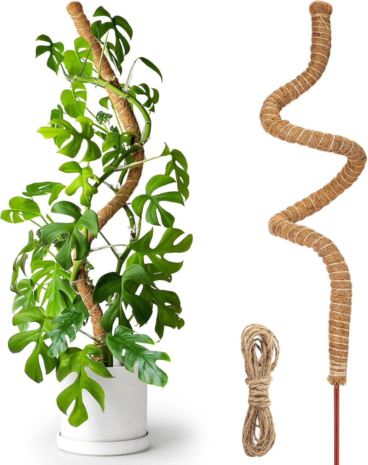 Bendable Moss Pole for Plants 48 Inch Moss Poles for