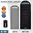 KingCamp Sleeping Bag for Adults, Cold Weather & Warm XL Big and Tall Flannel Sleeping Bags with Compression Sack Portable Waterproof Essentials Gear Accessories for Outdoor Camping (Black Left)