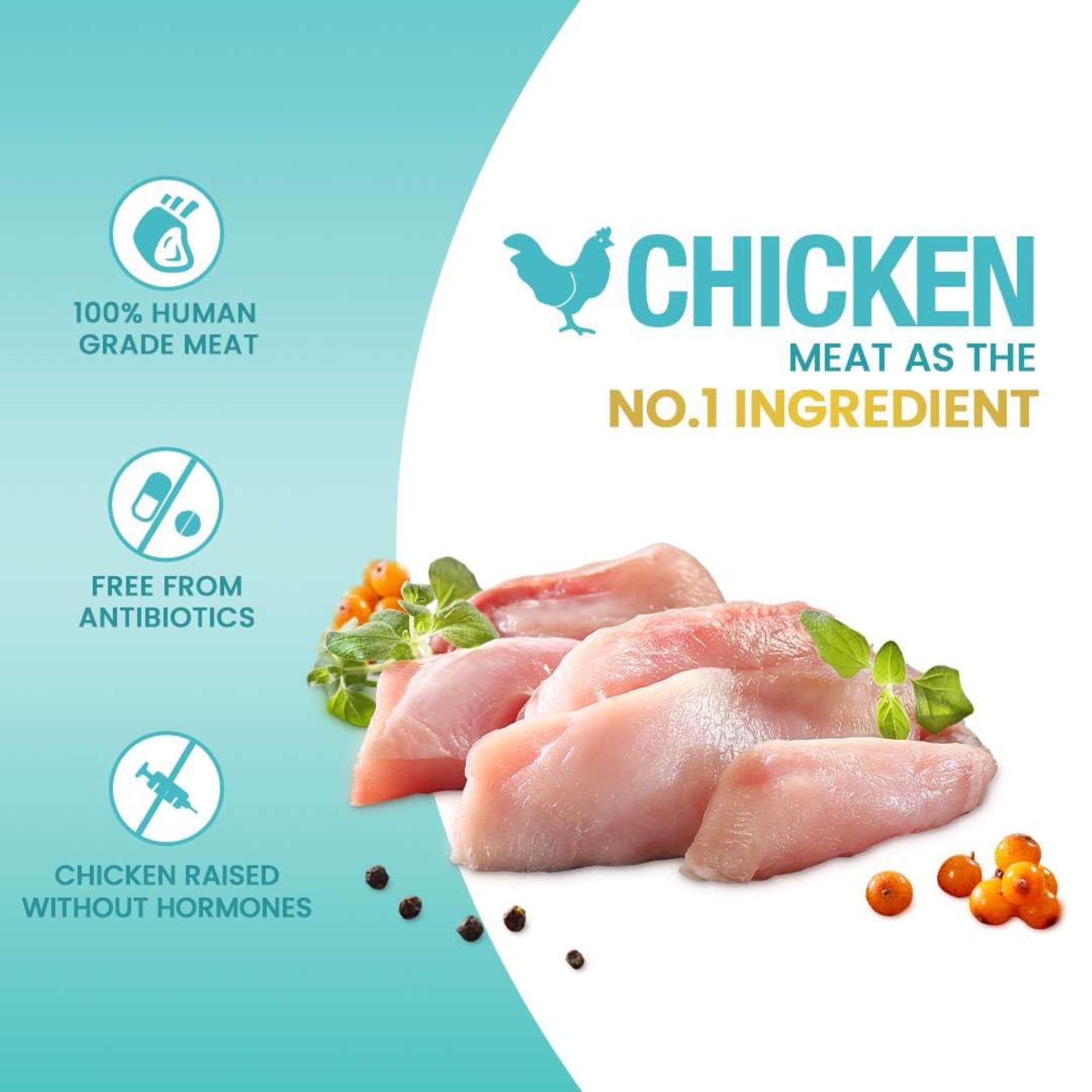 Jerhigh Wet Dog Food for All Life Stages, Human Grade High Protein Chicken, Gravy Roasted Duck (Pack of 12) 2