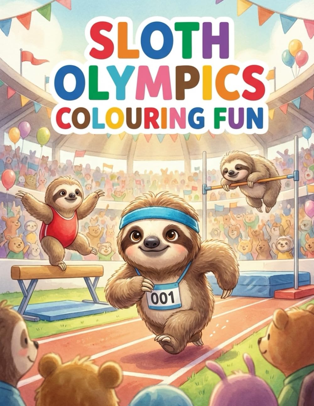 Sloth Olympics: Colouring Fun