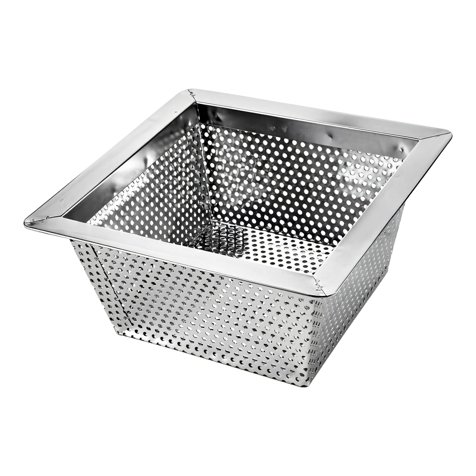 Cesta de drenaje para cocina y balcón en acero inoxidable de larga duración de 26 cm