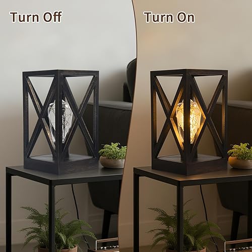 Miniatura 7 de Lámpara de mesa inalámbrica, paquete de 2 lámparas de mesa a pilas, linterna de luz nocturna portátil para decoración de picnic al aire libre,