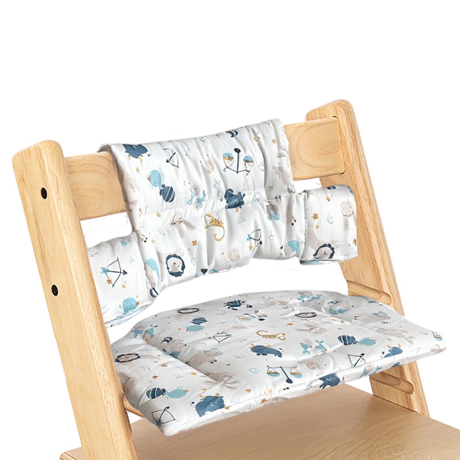BOYIFEIJIE Sitzkissen für Tripp Trapp Hochstuhl, Weich Gepolstert, Leicht zu Befestigen, als Zubehör für Stokke Tripp Trapp, Erhältlich (Meerestiere)