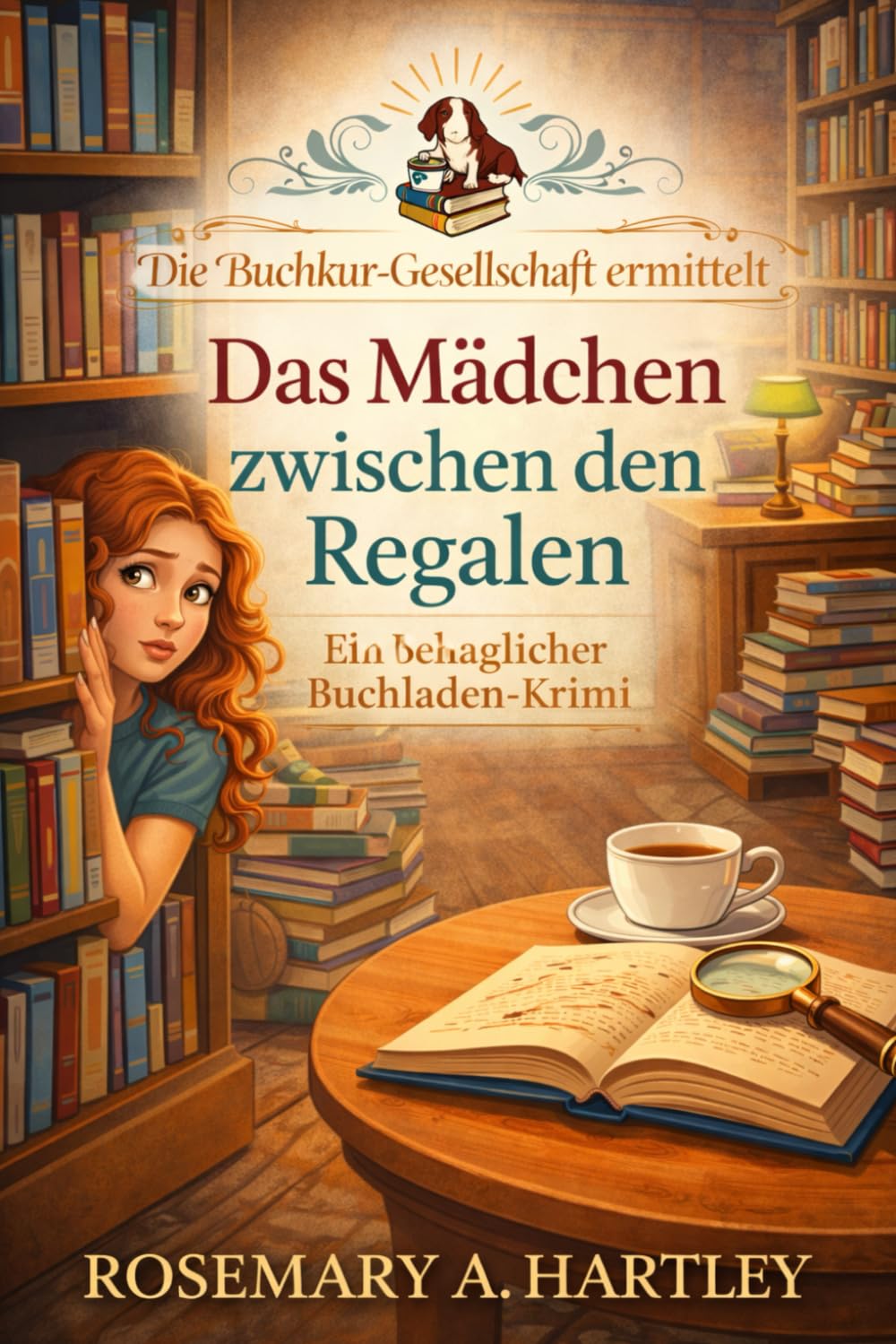 Das Mädchen zwischen den Regalen: Ein behaglicher Buchladen-Krimi (Die Buchkur-Gesellschaft ermittelt)