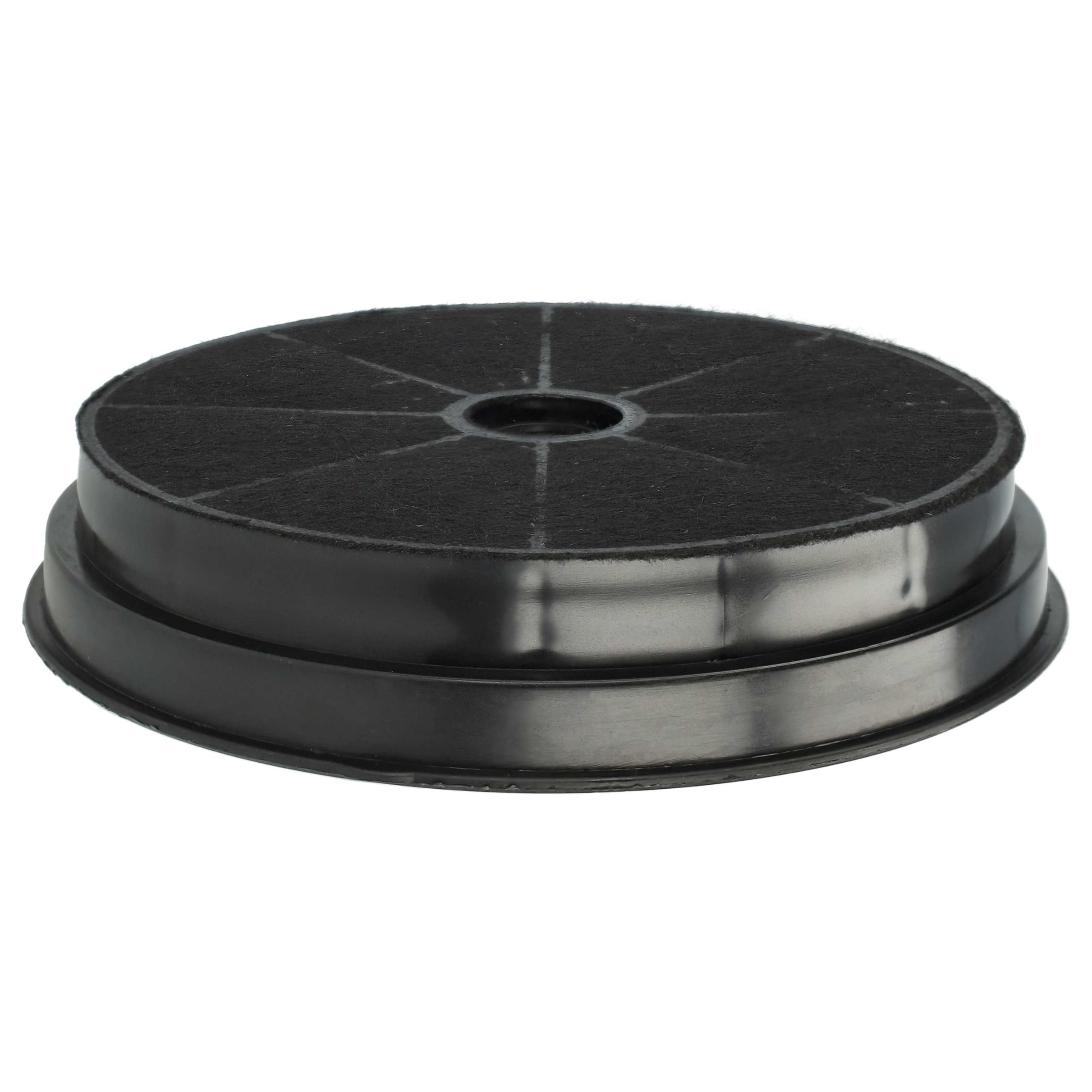 vhbw 10 x filtr z węglem aktywnym kompatybilny z Rosieres KSED65XE, KSED65PE, KSED65NEE, KSED65BE, KSE86POE, KSE86AOE okap kuchenny - 19 cm