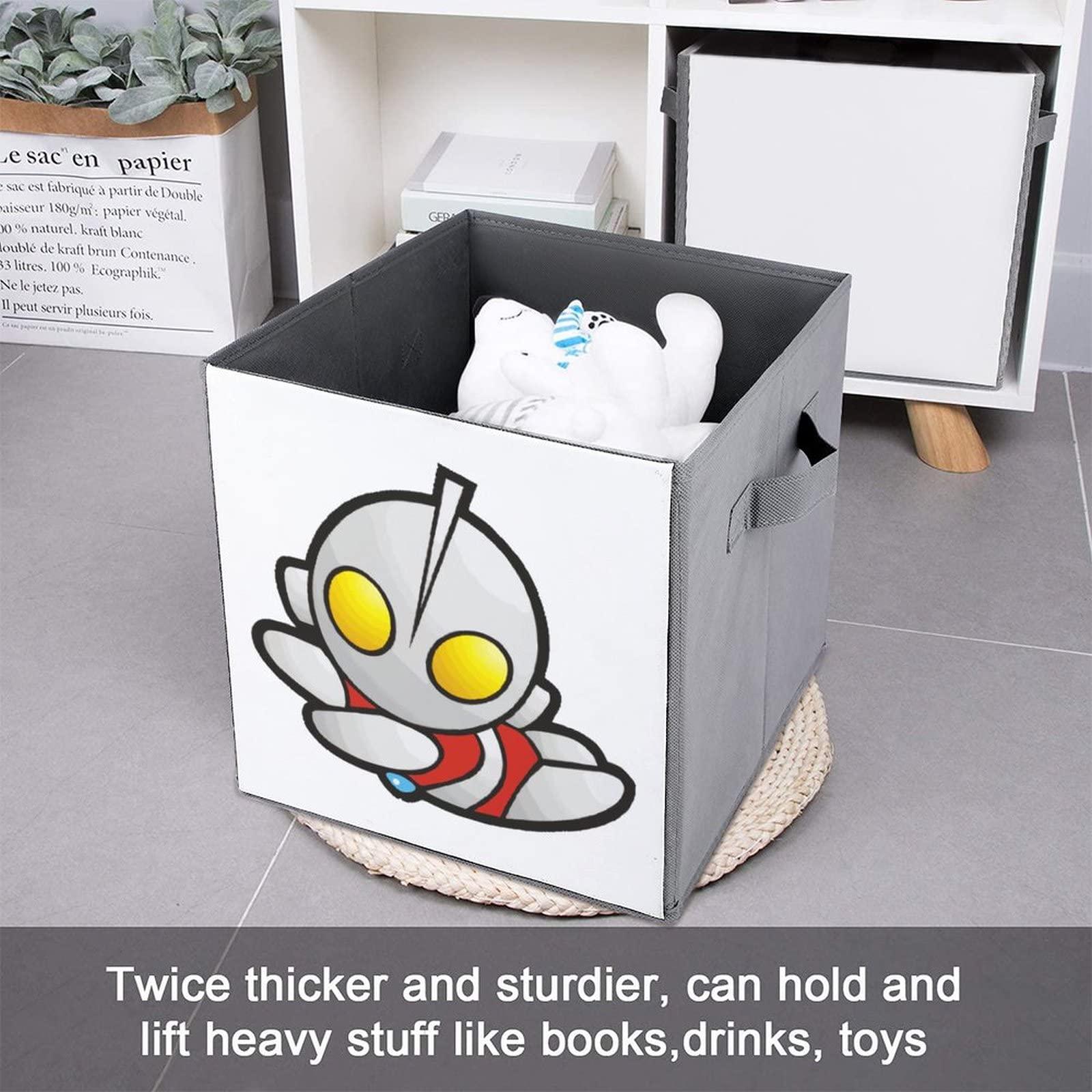 Amazon｜ウルトラマン 収納ボックス 折りたたみ 式収納ビン 収納