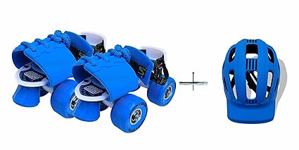 Jaspo Kids Delite Dual Junior Skates Combo (Skates+Helmet) Suitable for Age Upto 5 Years