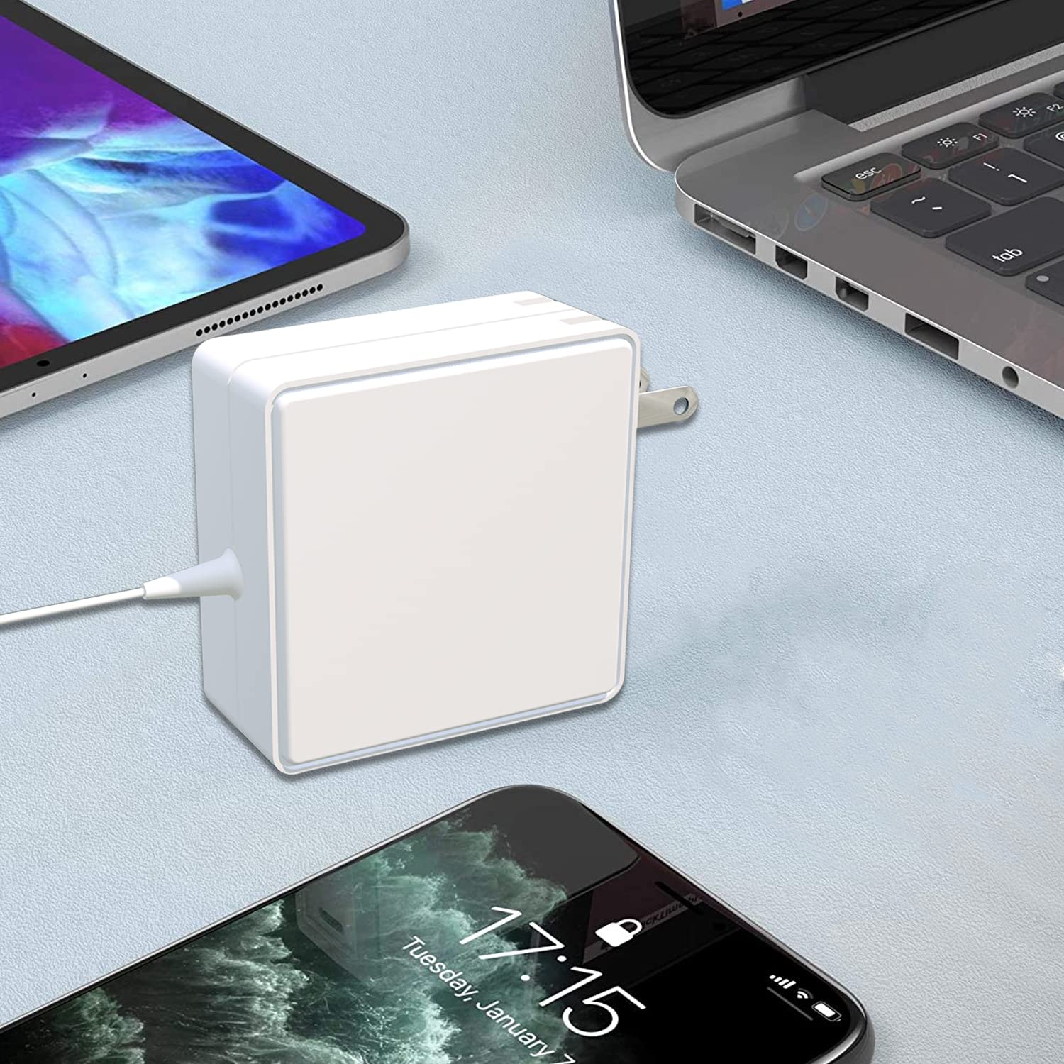 Amazon.co.jp: Macbook Air 充電器【PSE認証】45W Mag 2 T型 電源 