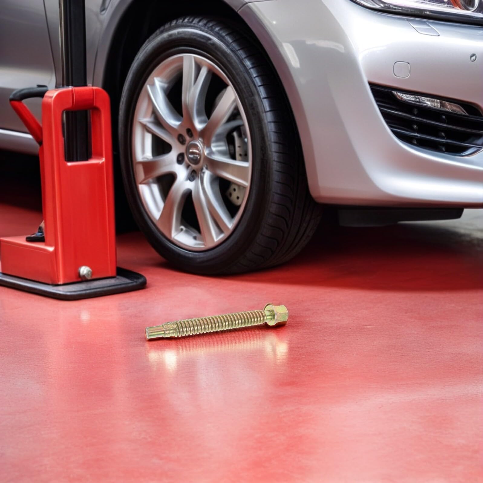 Vite di Serraggio per Morsa di Collisione Auto, Metallo Oro | Ricambio per Banco Carrozzeria, Usi in Officina Meccanica, Resistenza All’usura a Termine