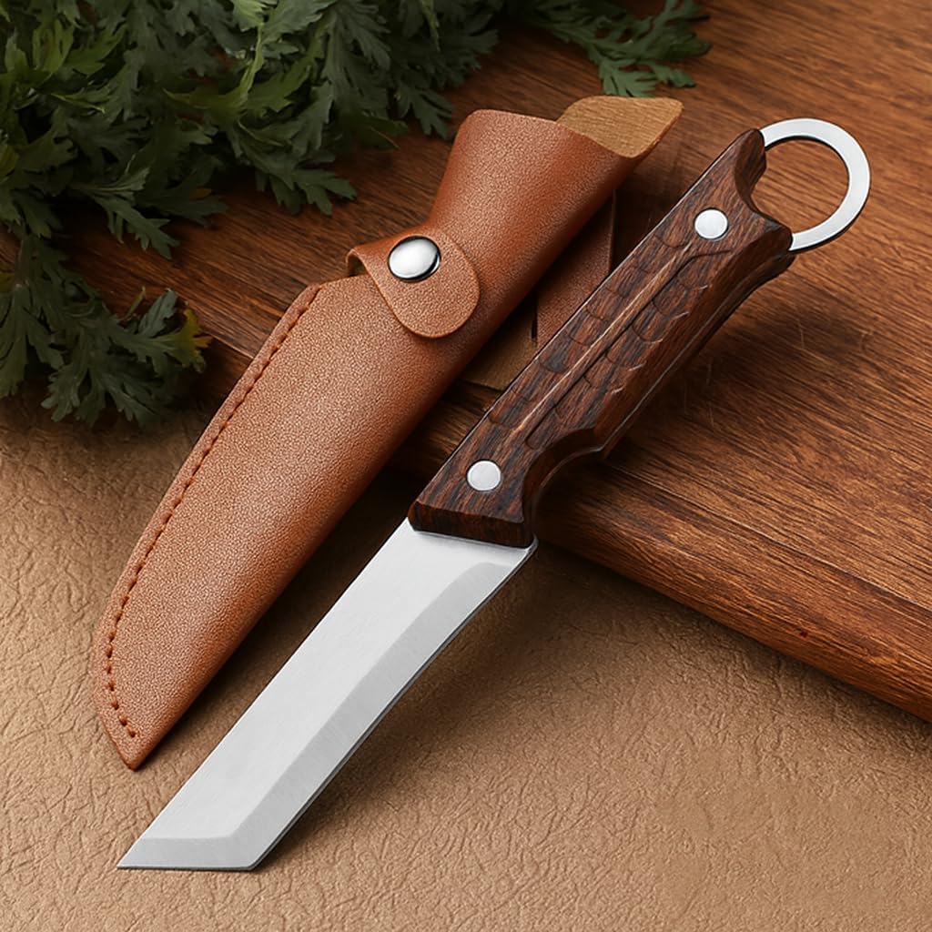 KniForia Professional Butcher Knife | High-Carbon Stainless Steel Chopper with ABS Handle | Ideal for Meat Cutting, BBQ, Bone Chopping & Kitchen Prep
