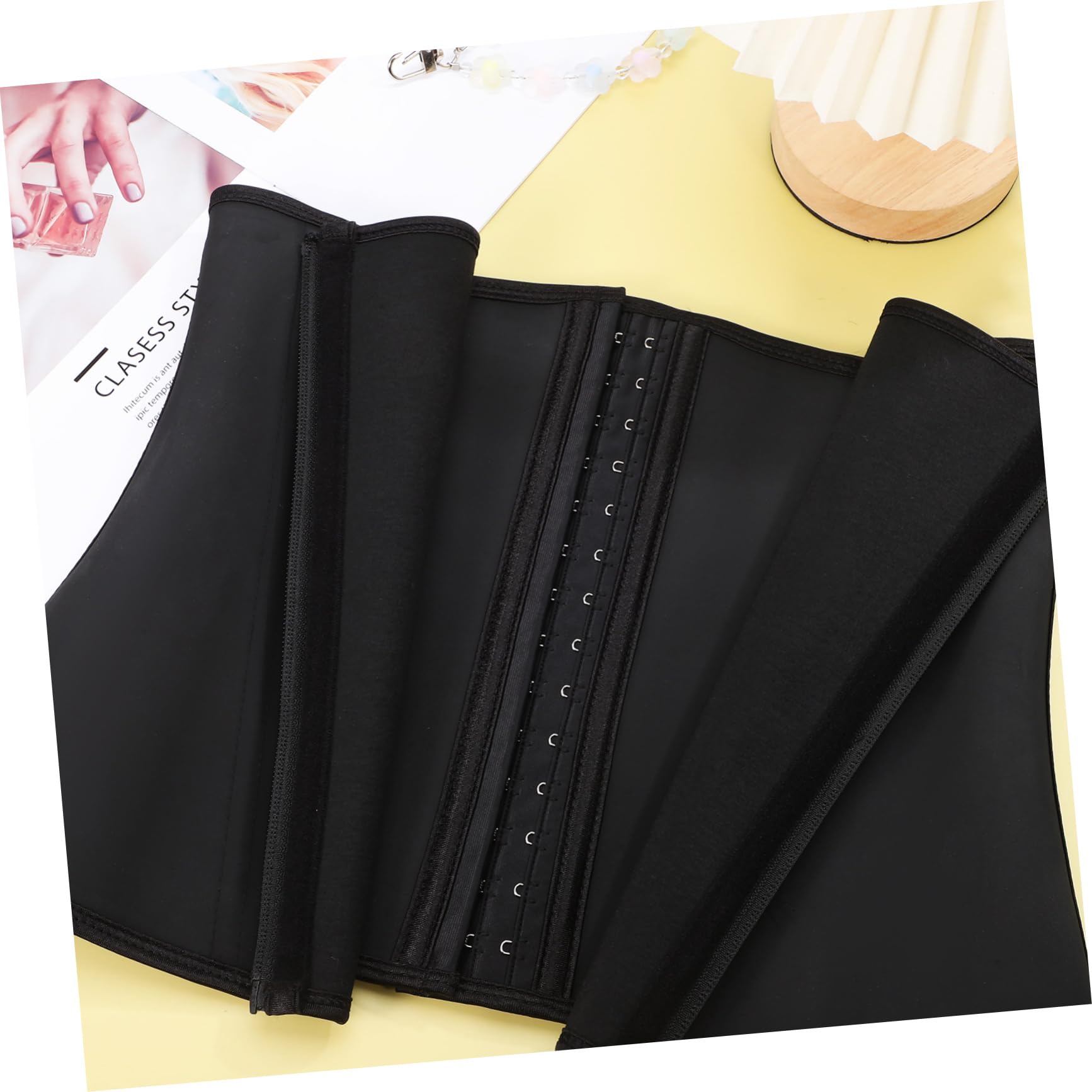 CALLARON Corsé Moldeador para Mujer con Cremallera, Entrenador de Cintura con Control de Abdomen, Body Shaper Ajustable Costuras, Adecuado para Uso Diario Ropa