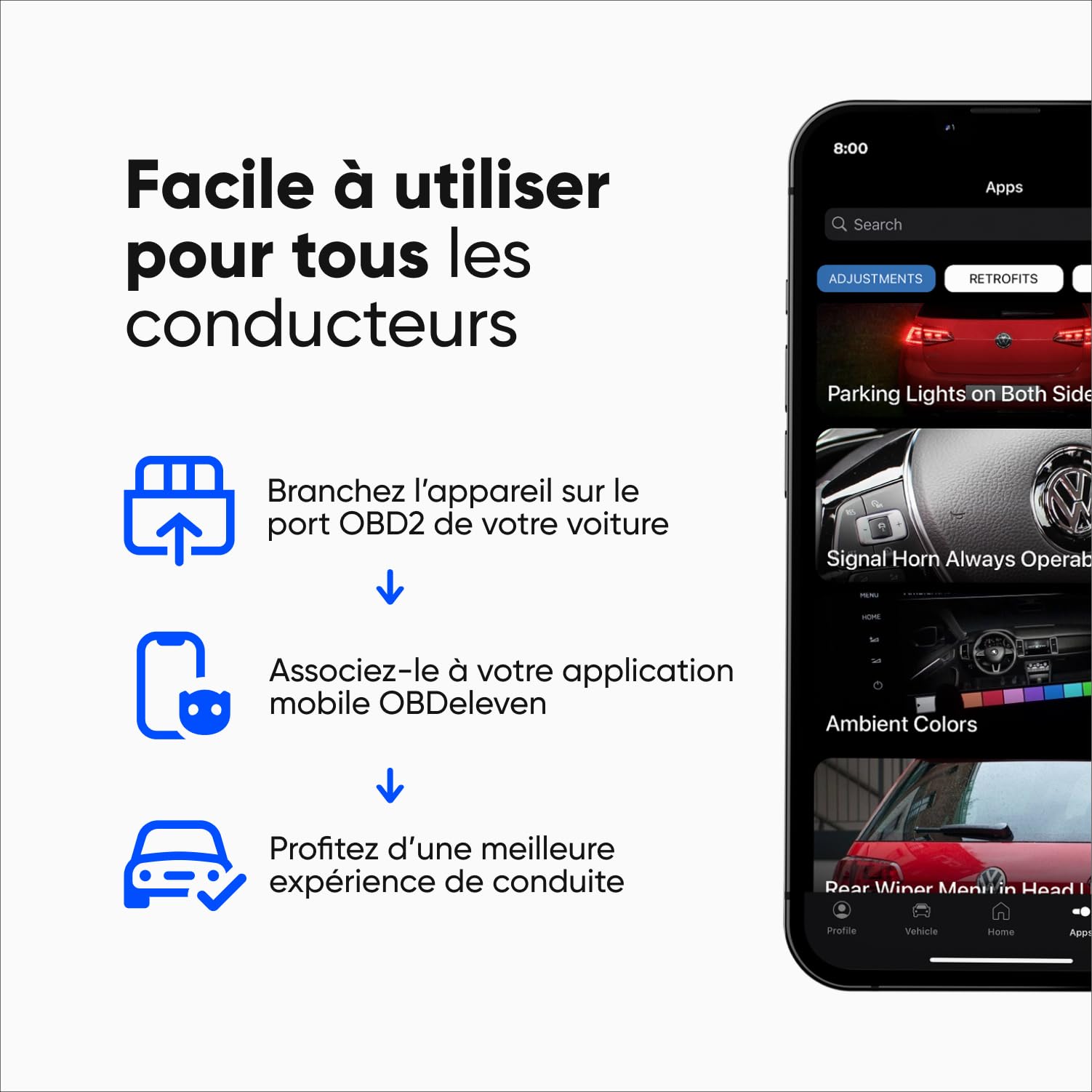 Obdeleven Ultimate Edition OBD2 - Outil professionnel d'analyse diagnostique bluetooth nouvelle génération - Lecteur d'erreurs pour Android et IOS