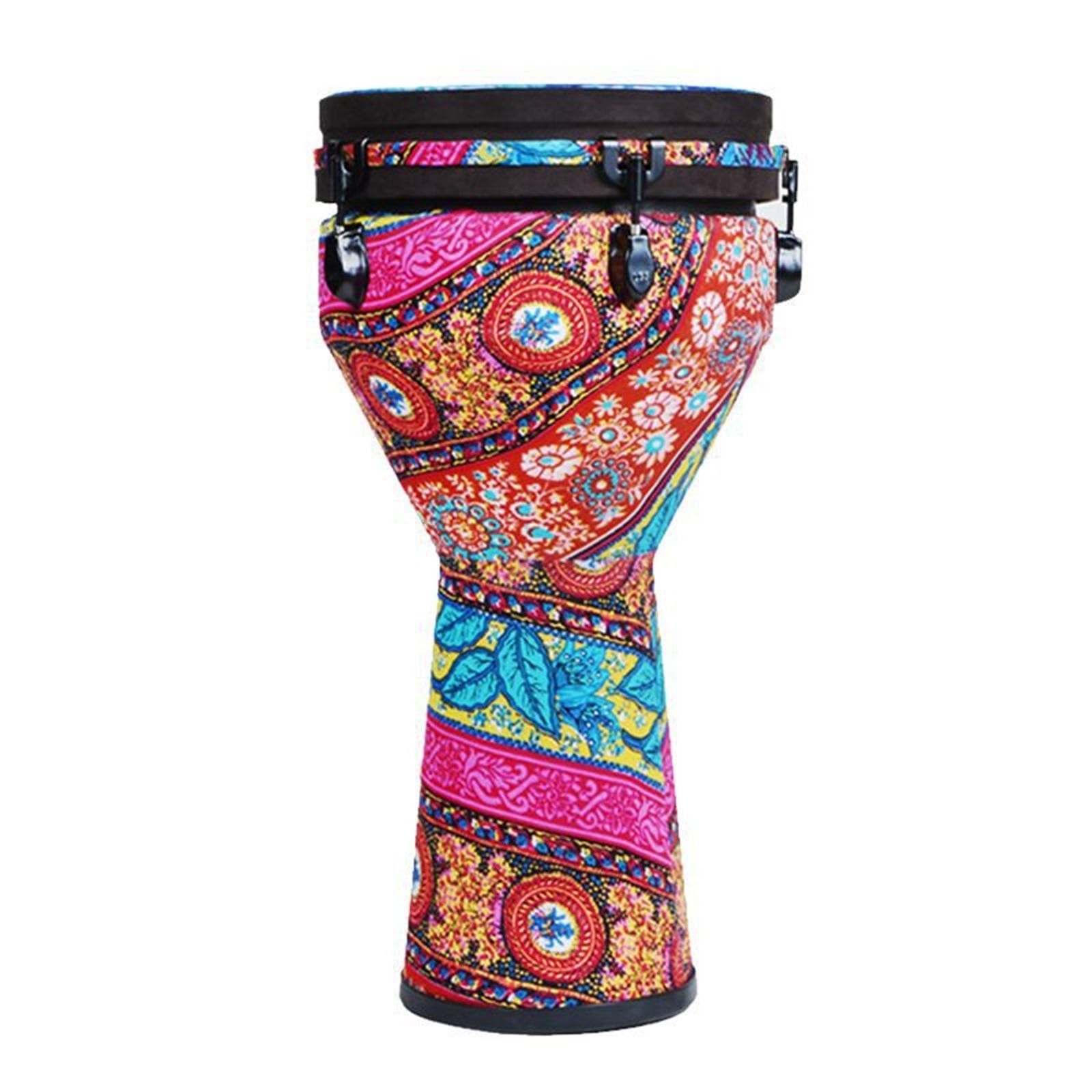10/12 Pulgadas Yembé Duradero y Portátil, para Acompañamiento de Banda Djembe Drum, Principiante Tambor Djembe Estilo Africano Tambor Africano(PVC10inch D)