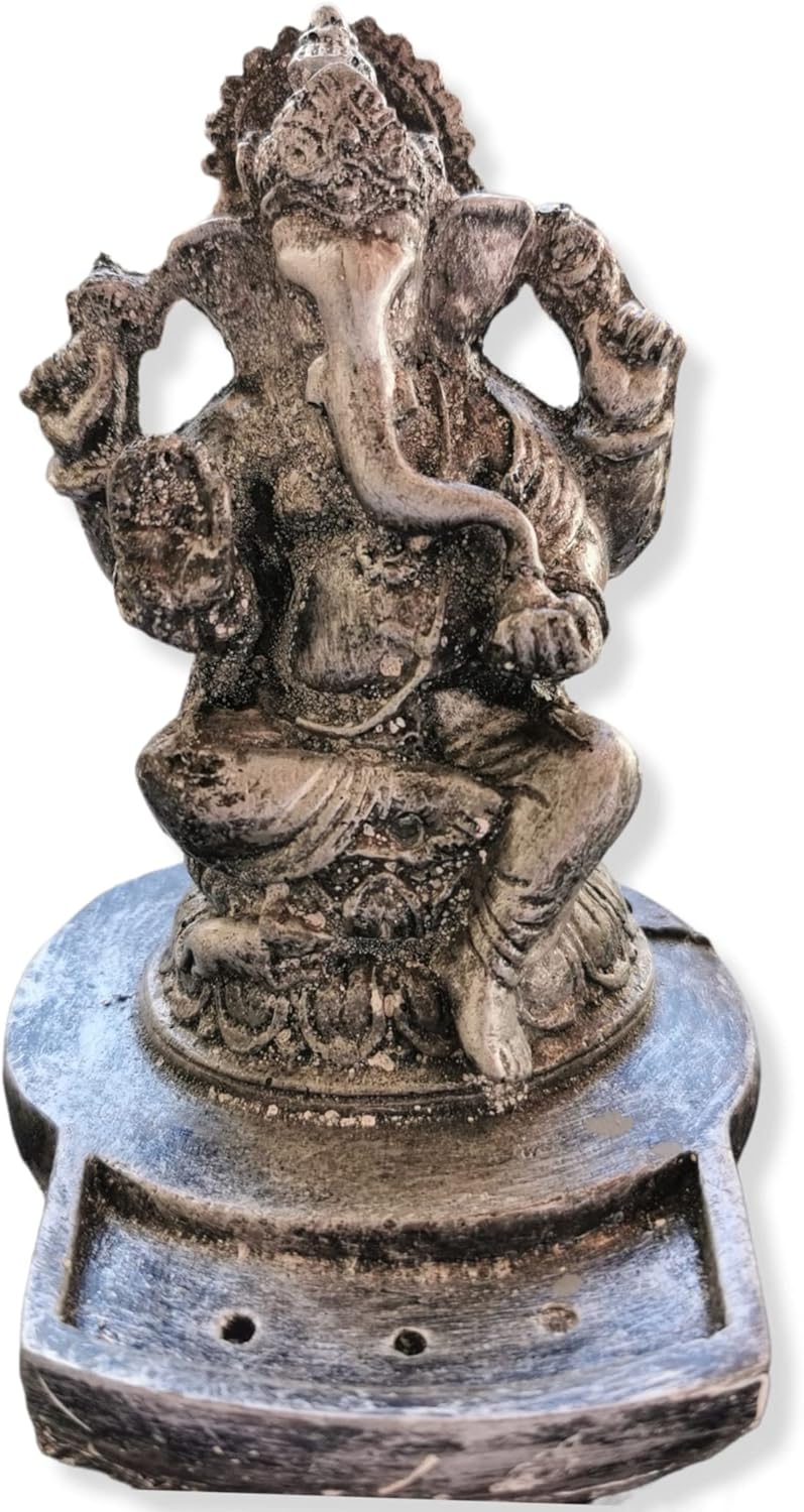 SabelAX - Figura de Ganesha - Figuras Decoracion Salon - Elefantes Decoracion Figuras - Budas Decorativos - Elefante Suerte - Decoracion Zen - Figuras de Budas - Fengshui