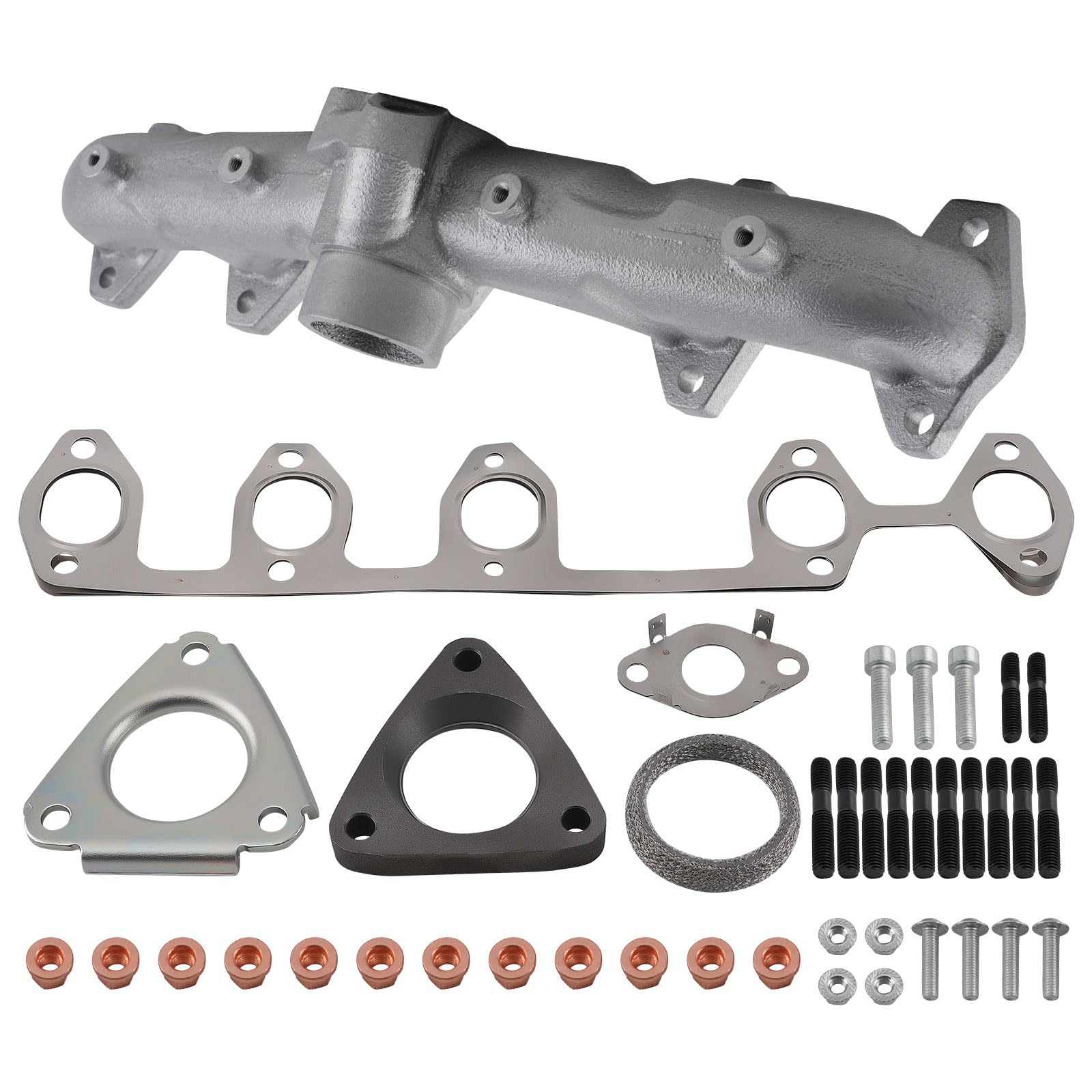 maXpeedingrods Abgaskrümmer for VW Transporter V T5 2.5 TDI 070253031F Dichtungsatz Diesel