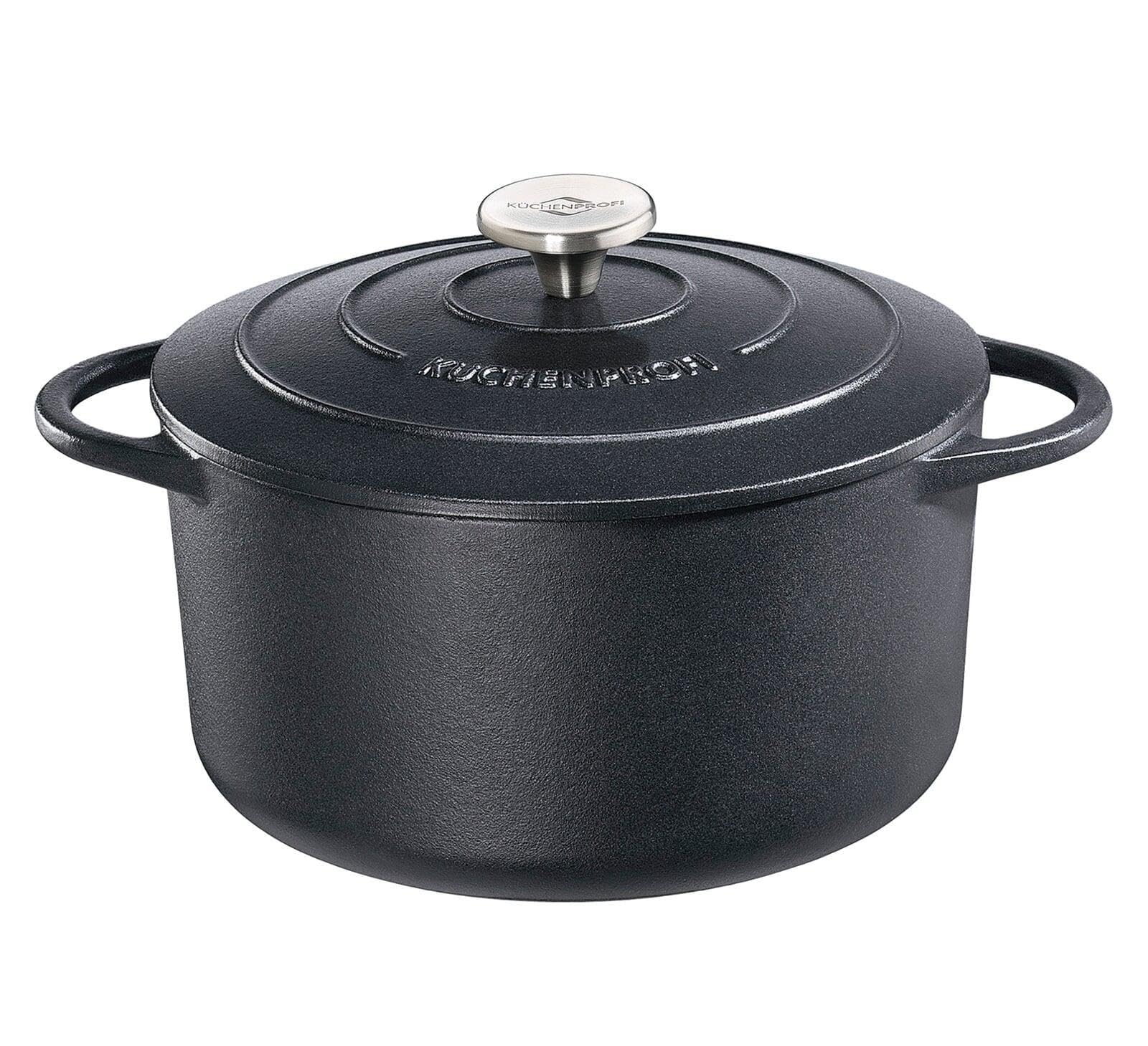 Küchenprofi Provence 401001026 Round Casserole Dish 26 cm Black