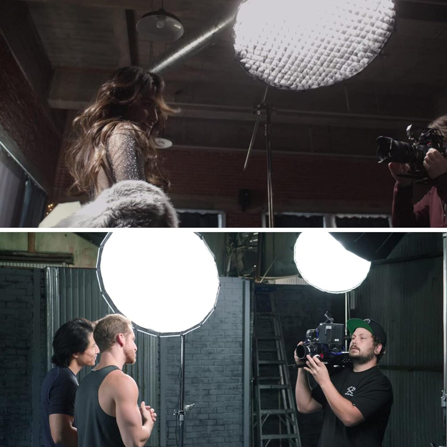 Aputure Light Dome SE Softbox 85 cm / 35.5 Inch with Honeycomb Carry Bag Compatible with Amaran 100D / 200D / 100X /200X Aputure 120D II 300D II 300X Godox sl60w Bowens Edging LED Video Lights