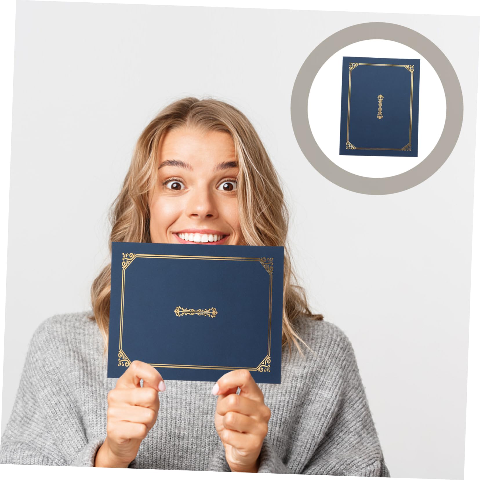 DOITOOL 5 Fundas Para Certificados A4 Fundas Para Diplomas Fundas Para Certificados De Premio Fundas Para Documentos Fundas Para Certificados De Graduación Fundas Personalizadas Para