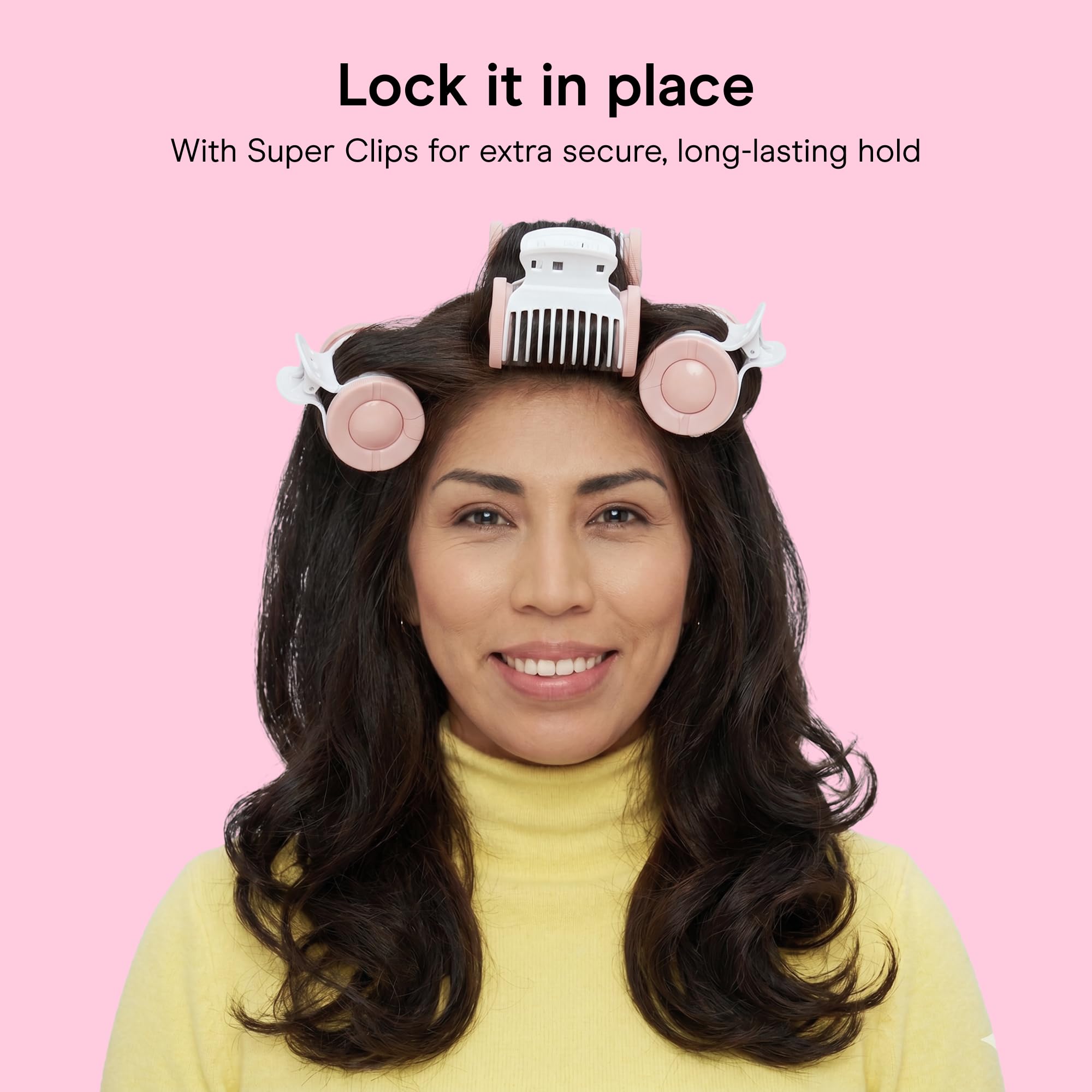 Conair TS7NR set de ruleros - Rulo de pelo Negro, Color blanco