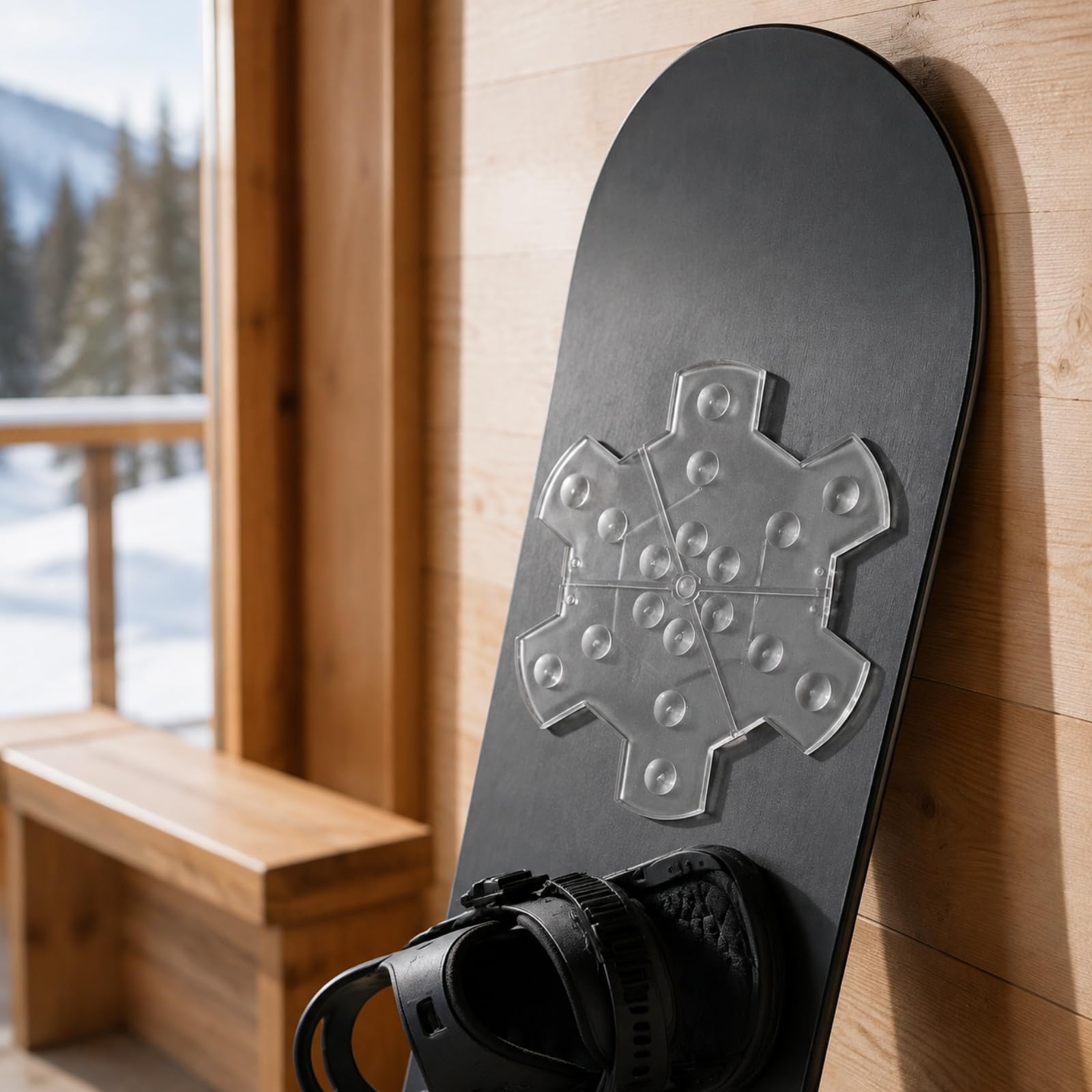 Snowboard-Stomp-Pad mit Noppen Strukturiert Selbstklebendes Snowboard Stomp Pad Reibungsresistent Griffpad für Snowboarder