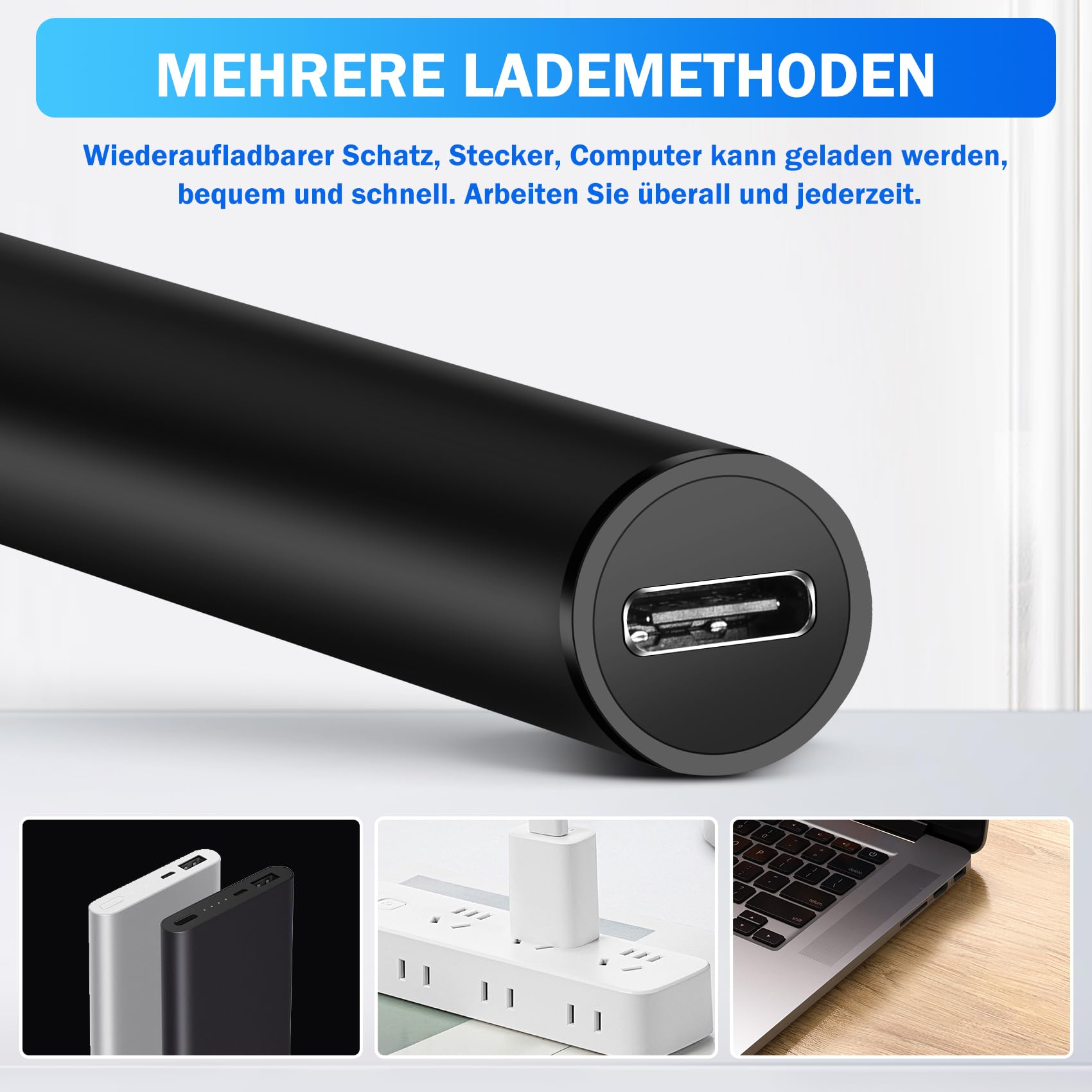 KKMOL zestaw do lutowania, akumulator USB do lutowania z 3 stopniami regulacji temperatury 330°C – 450°C, 3 groty lutownicze, stojak do lutownicy, drut lutowniczy, profesjonalna bezpieczna lutownica