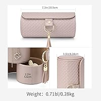 Vista 46 de Vlando Viaggio - Joyero pequeño, caja de almacenamiento para accesorios de viaje A. Gris