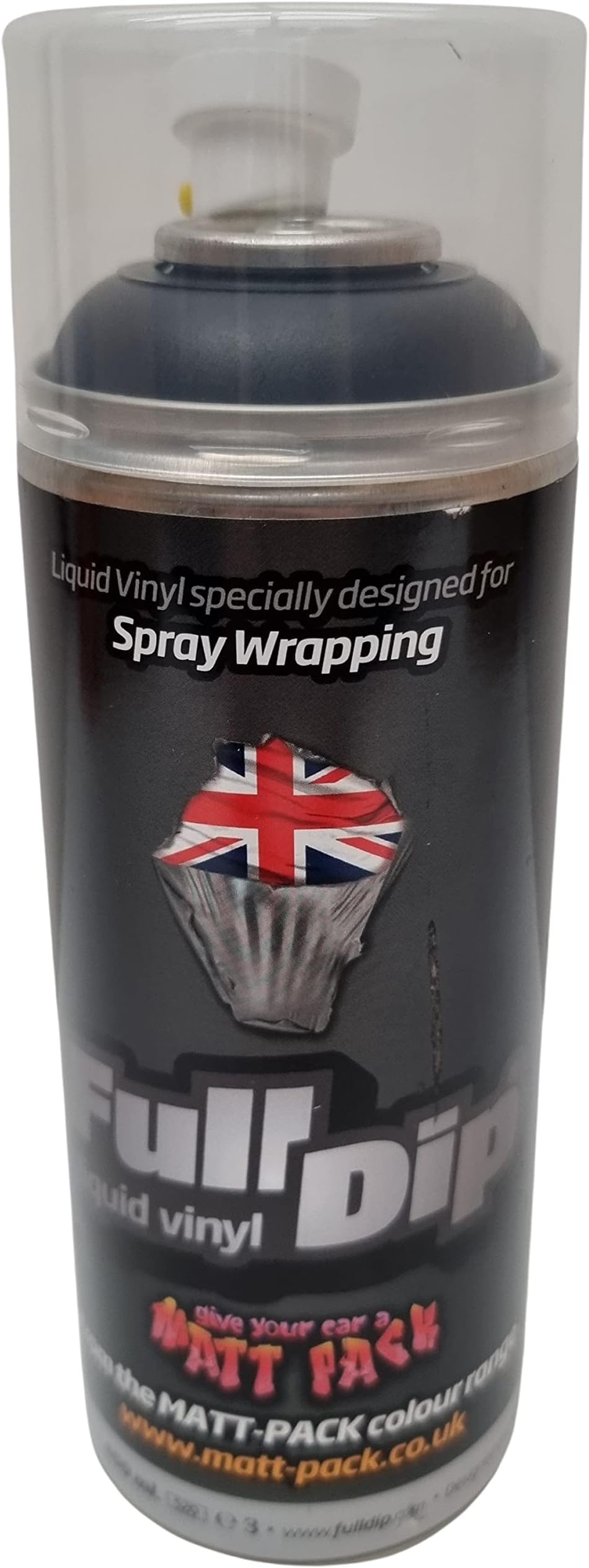 ULTRA BLACK spraywrap, liquid wrap, peelable, rubber paint from FullDip® / Matt-Pack® - AKA Shadow Black/Hyperdip black - 100% compatible with PLASTI DIP®