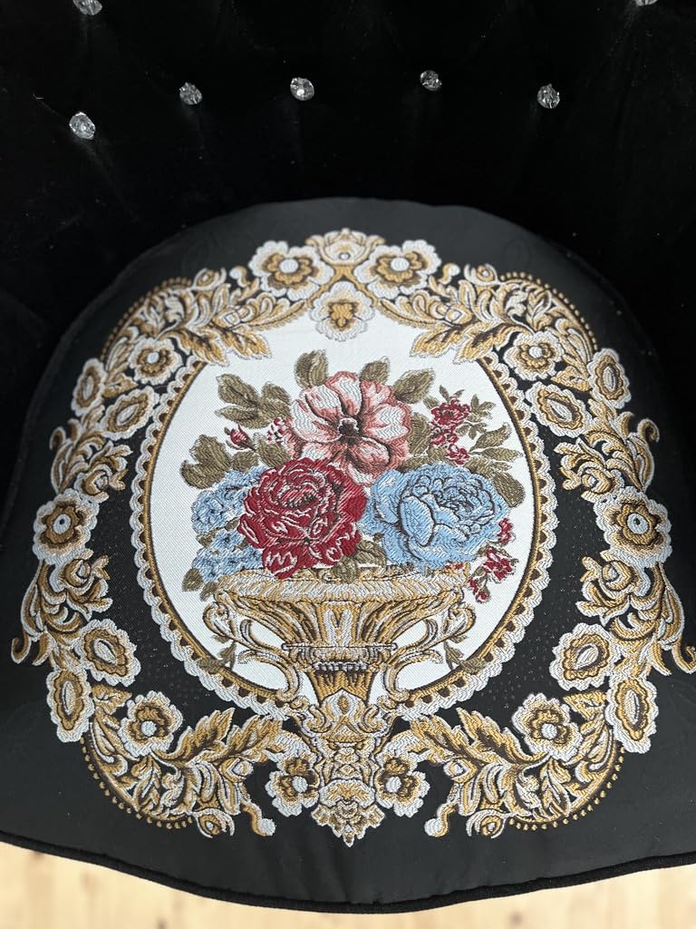 CasAmin Home & Living Fauteuil de style Louis XV en velours beige, fauteuil de canapé de style rétro baroque rococo avec finition dorée pour la décoration intérieure