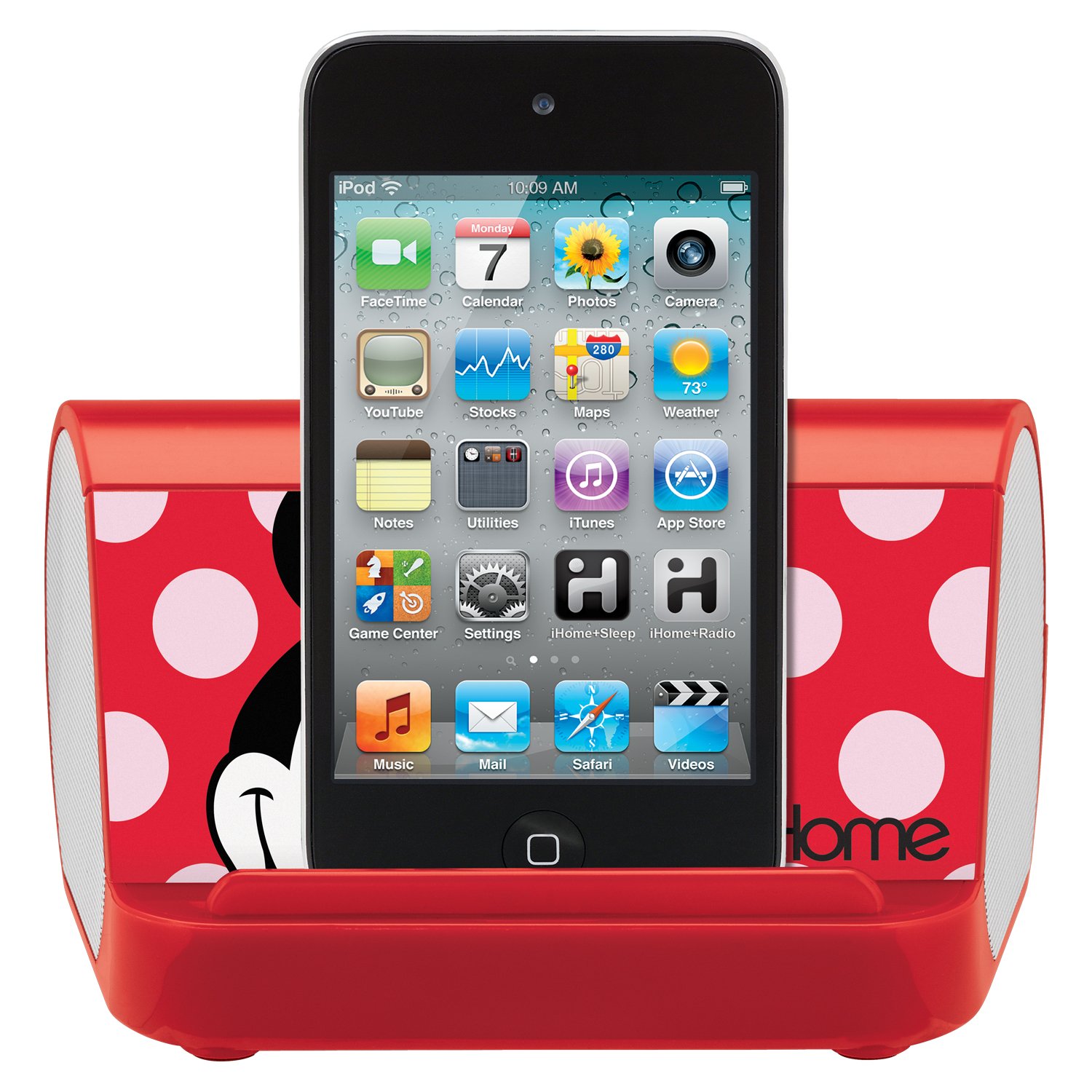Minnie Mouse Portable Stereo Speaker for all MP3 Players, DM-M9