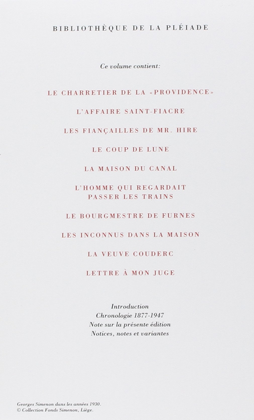 Simenon : Romans, tome 1