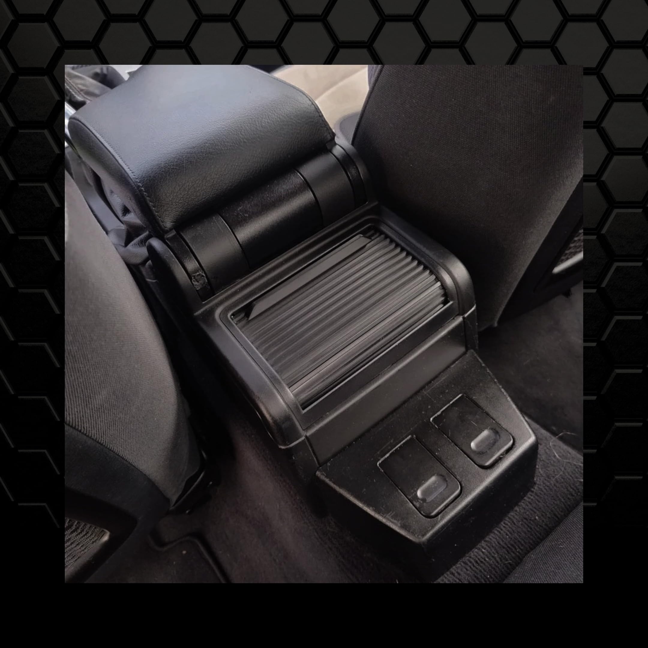 Remplacement Couvercle de Cendrier Arrière pour BMW Série 3 E46, Noir | Rideau Coulissant pour Cendrier Arrière E46, Accessoire de Remplacement Direct, 51168268340, 51168258280, 51168225988