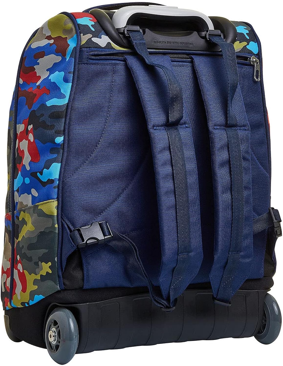 Seven Trolley Scuola, Camo Stains, Multicolore Camouflage, 2in 1 con Spallacci Uso Zaino con Cross-Over System, Scuola Viaggio, Bambini e Ragazzi Seven Trolley Scuola, Camo Stains, Multicolore Camouflage, 2in 1 con Spallacci Uso Zaino con Cross-Over System, Scuola Viaggio, Bambini e Ragazzi