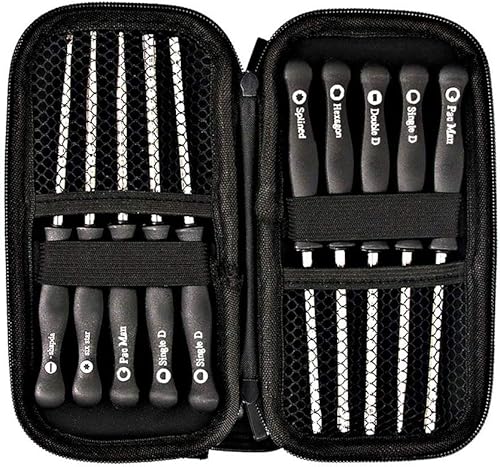 Miniatura 2 de Herramientas de destornillador de ajuste de carburador + kit de agujas de cepillo de limpieza para carburador común de 2 ciclos de carburador de