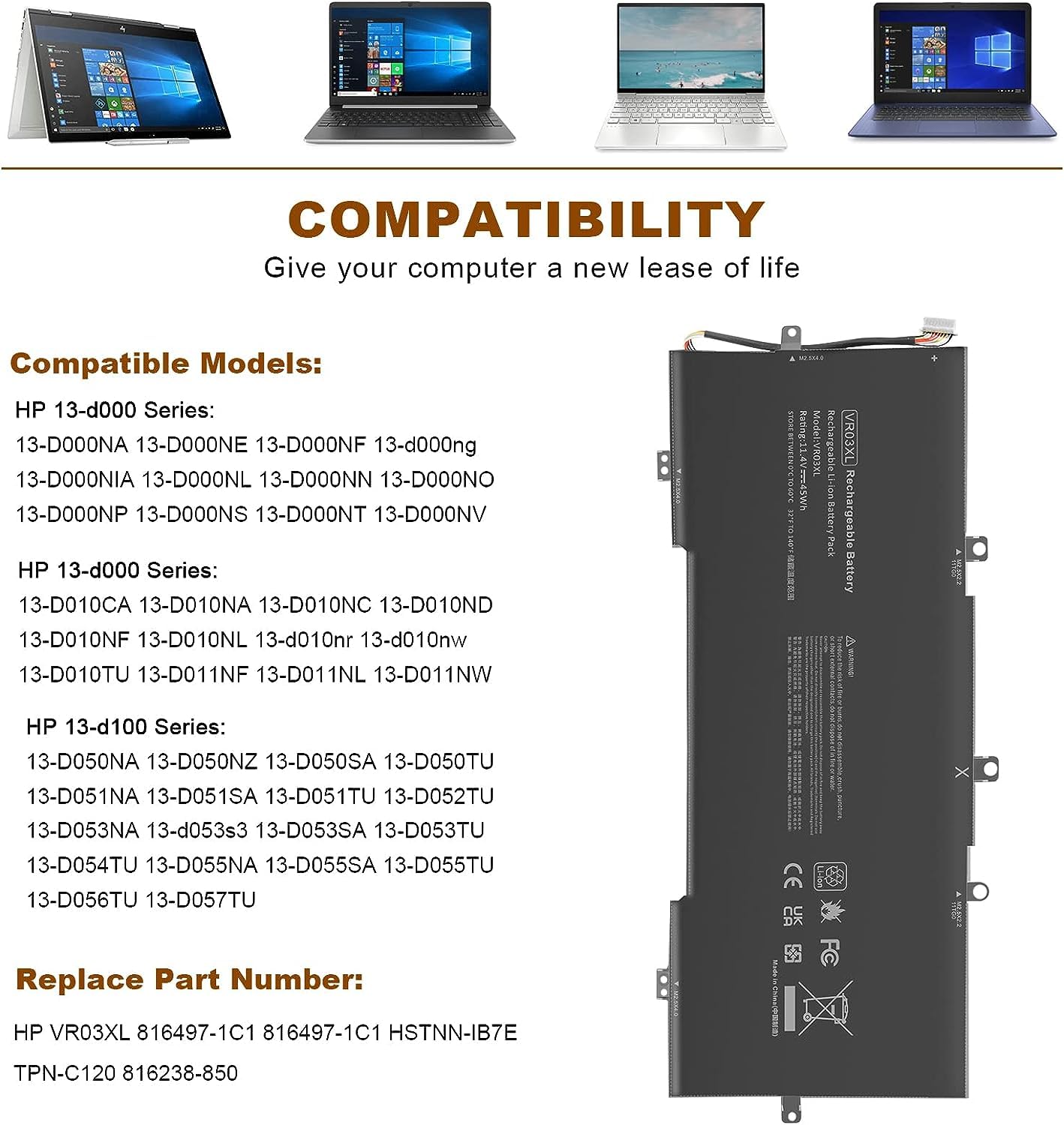 Batería Notebook Hp Envy 13-ah0003la | Cuotas sin interés