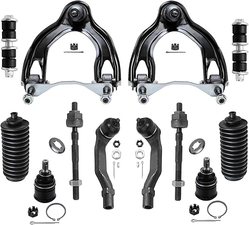 Miniatura 19 de Detroit Axle - Kit de suspensión frontal de 12 piezas para Toyota Corolla 2003 2004 2005 2006 2007 2008, 2 brazos de control inferiores, 2 rótulas